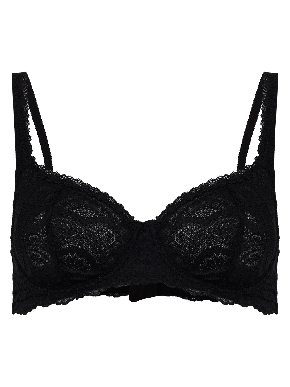 Sutiã Balconet Underwire Shiny Love Preto