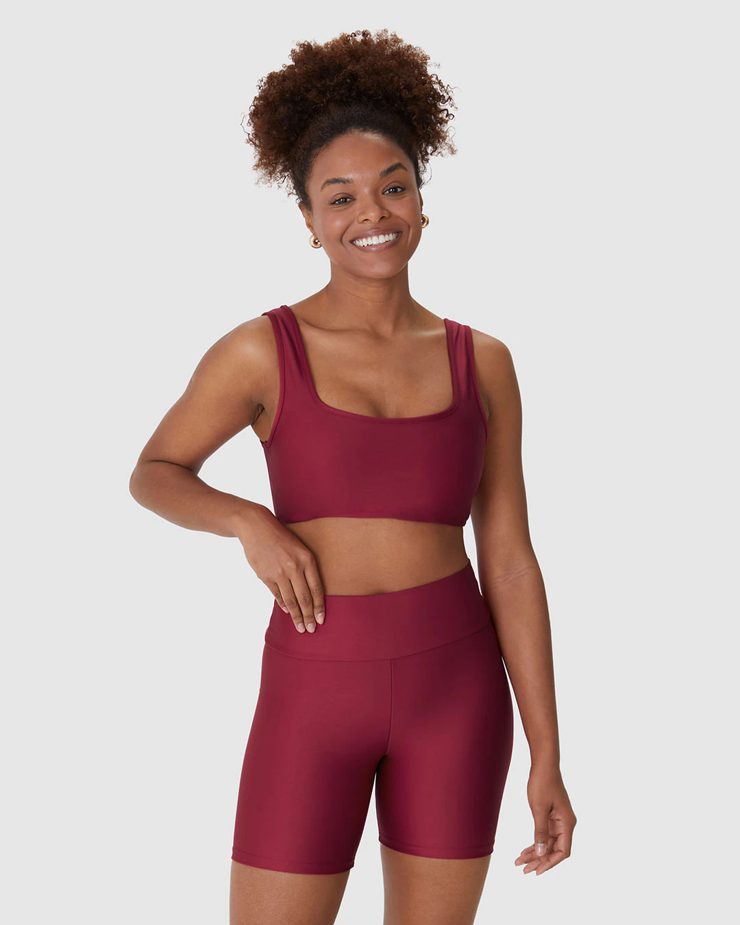 Top Regata Esportivo Decote Quadrado Bojo Removível Em Malha Stretch Malwee Active