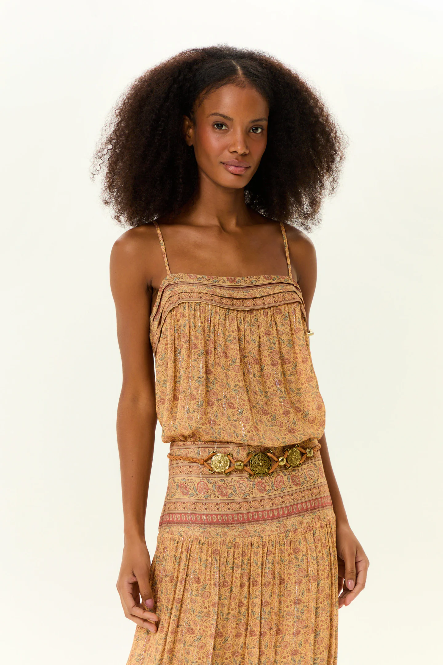 Blusa Alcinha Estampa Jardim c