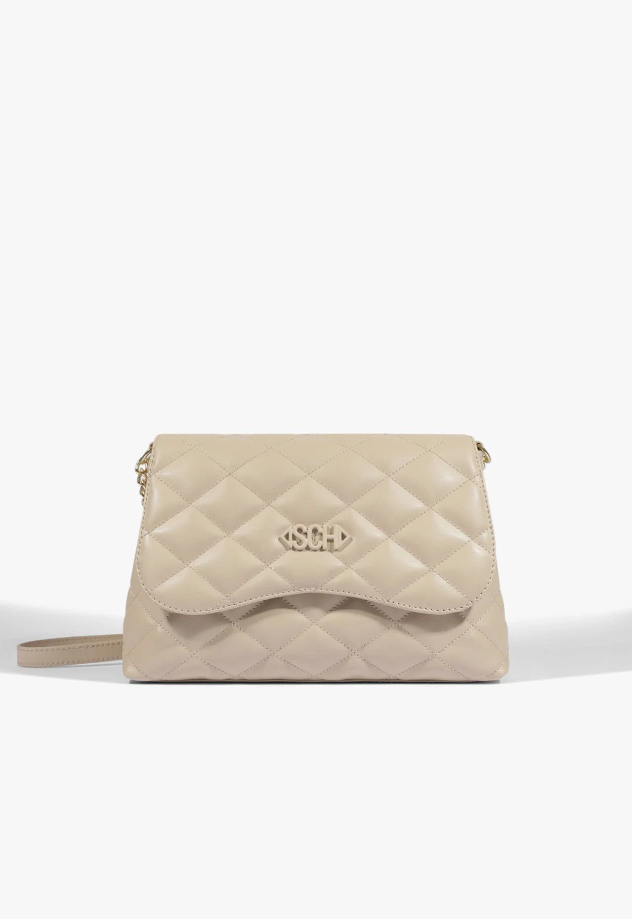 Bolsa Tiracolo Shoulder Alys Média Branca