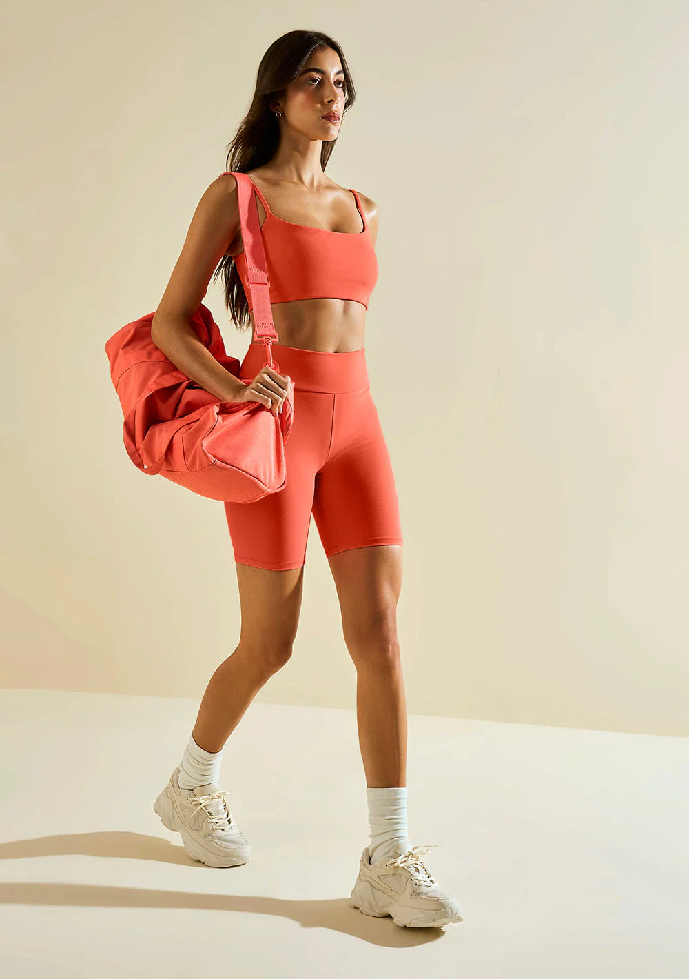Shorts Morena Rosa Esportivo Básico Marrom