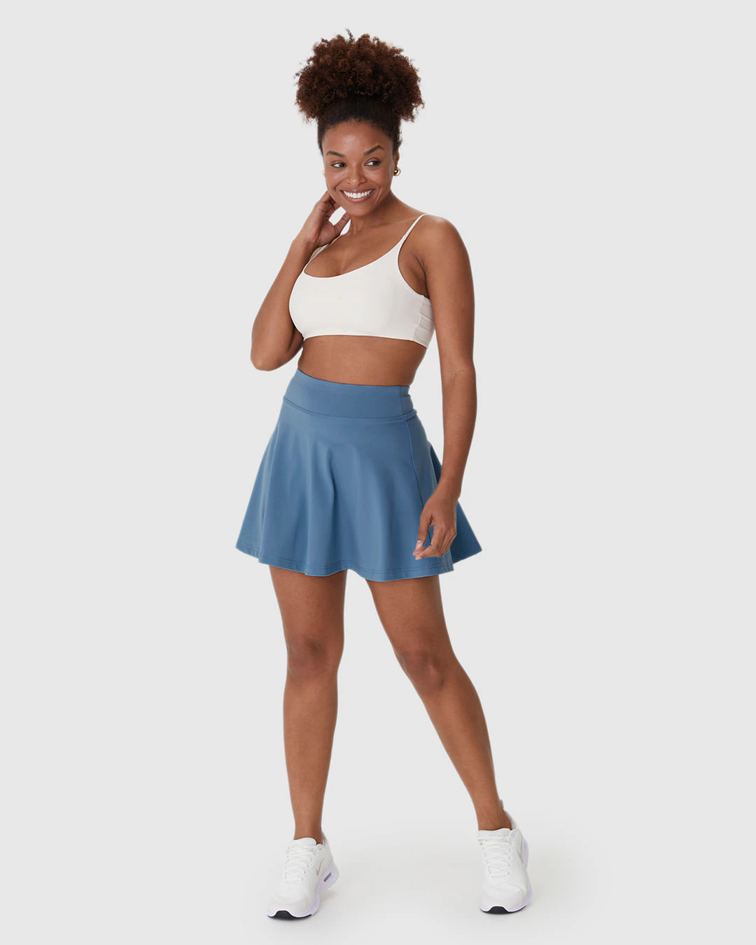 Shorts Saia Esportivo Feminino Godê Bolso Funcional Em Double Jersey Malwee Active