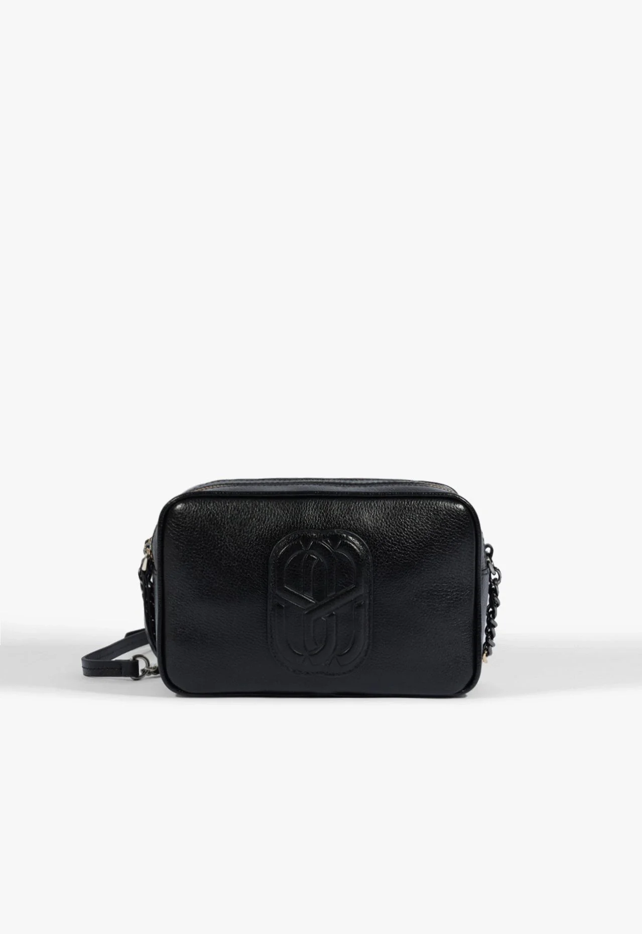 Bolsa Tiracolo Belle Couro Preta