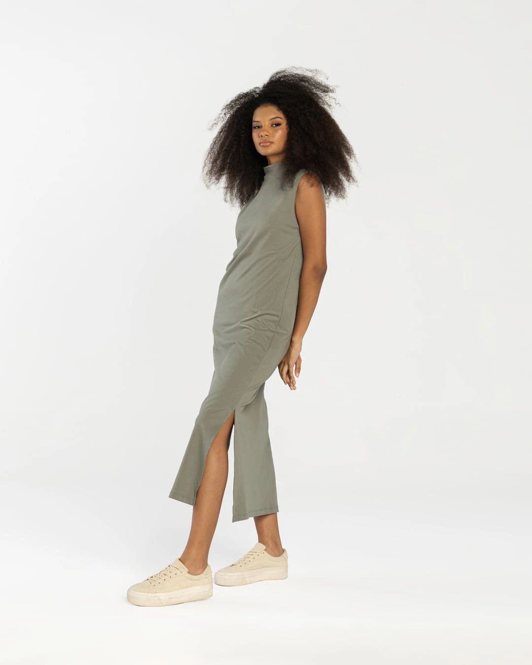 Vestido Cotton Select Regata Gola Alta