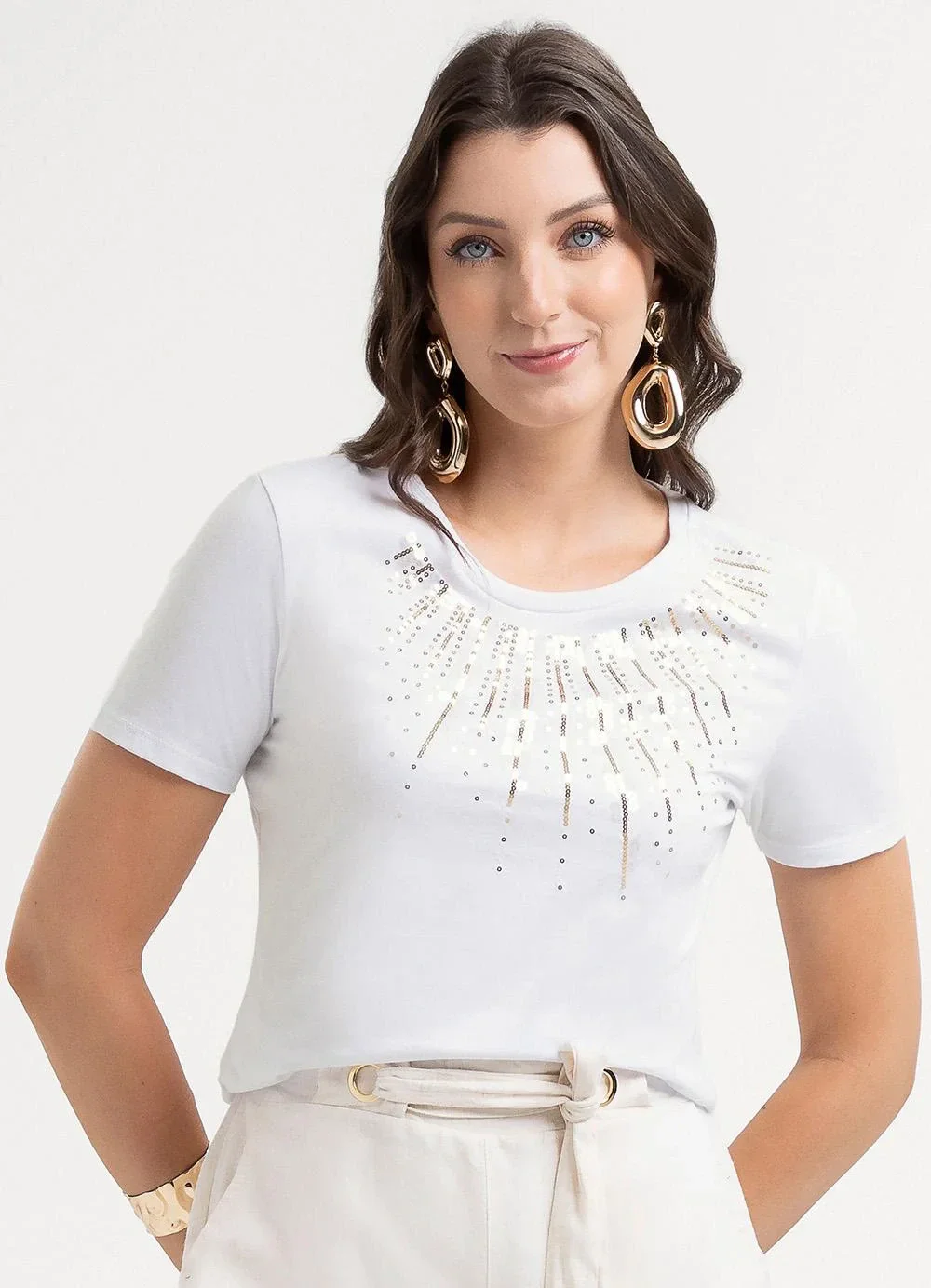 Habana - Blusa em Algodão Branco