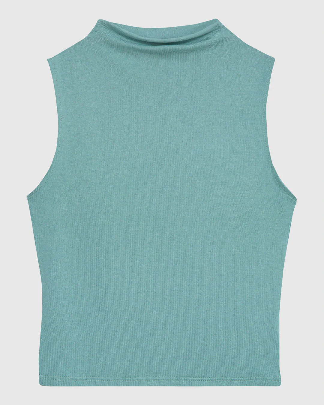 Regata Justa Feminina Gola Alta Sem Manga Em Malha Viscose Stretch - ENFIM
