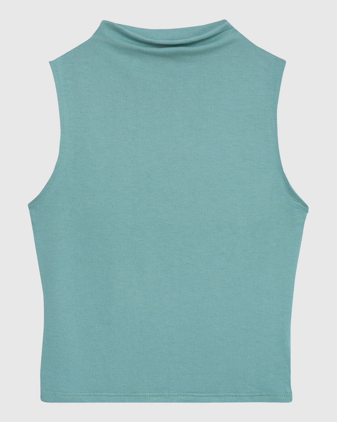 Regata Justa Feminina Gola Alta Sem Manga Em Malha Viscose Stretch - ENFIM