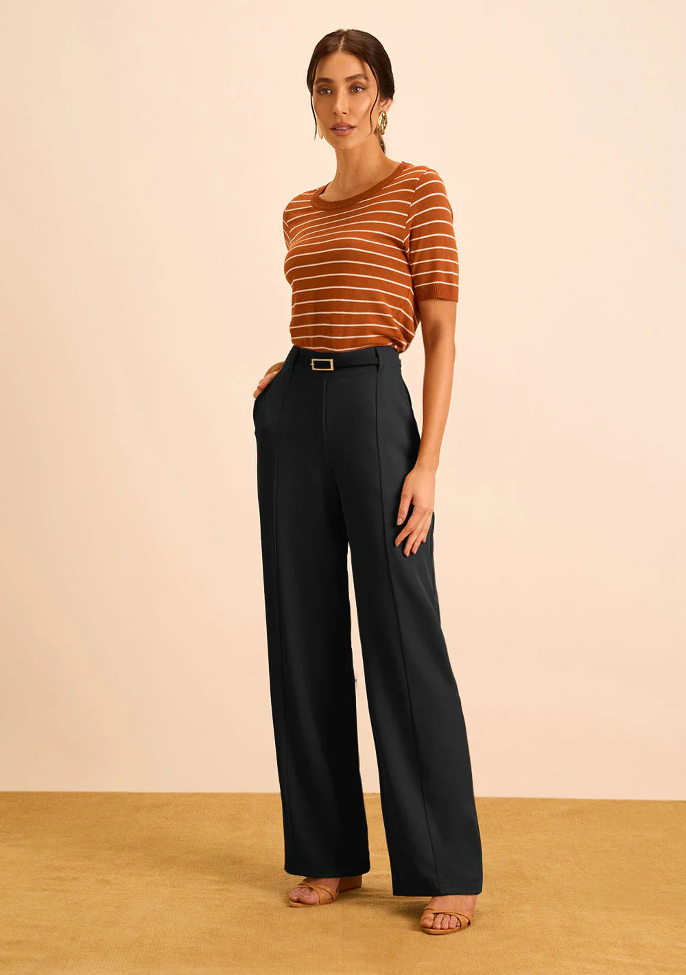 Calça Maria.Valentina Reta Alta Preto