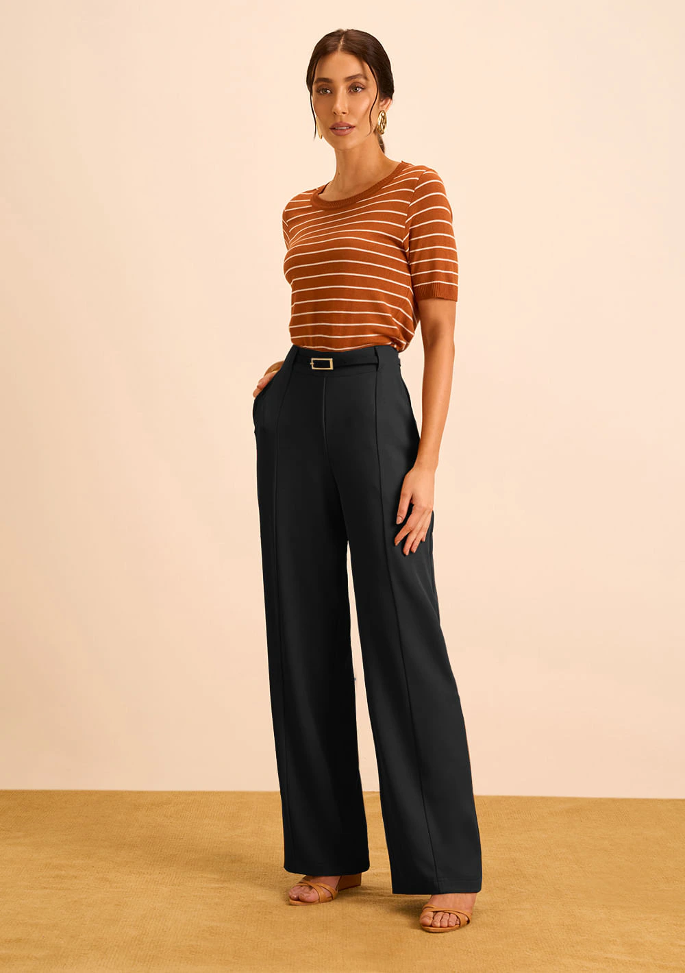 Calça Maria.Valentina Reta Alta Preto