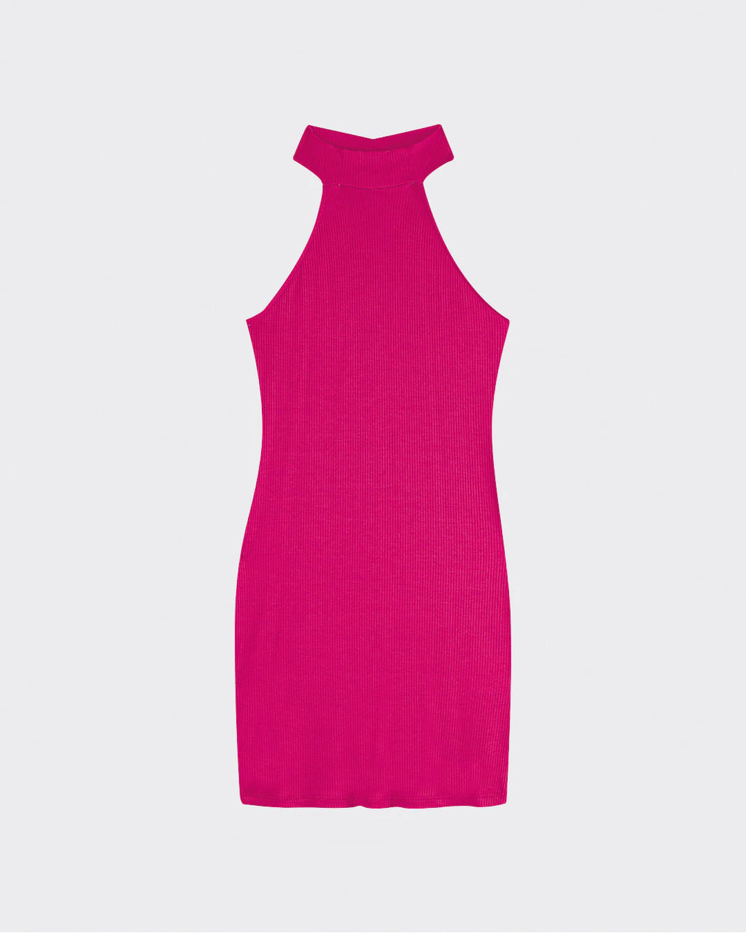 Vestido Justo Feminino Frente Única Em Malha Canelada De Viscose - ENFIM