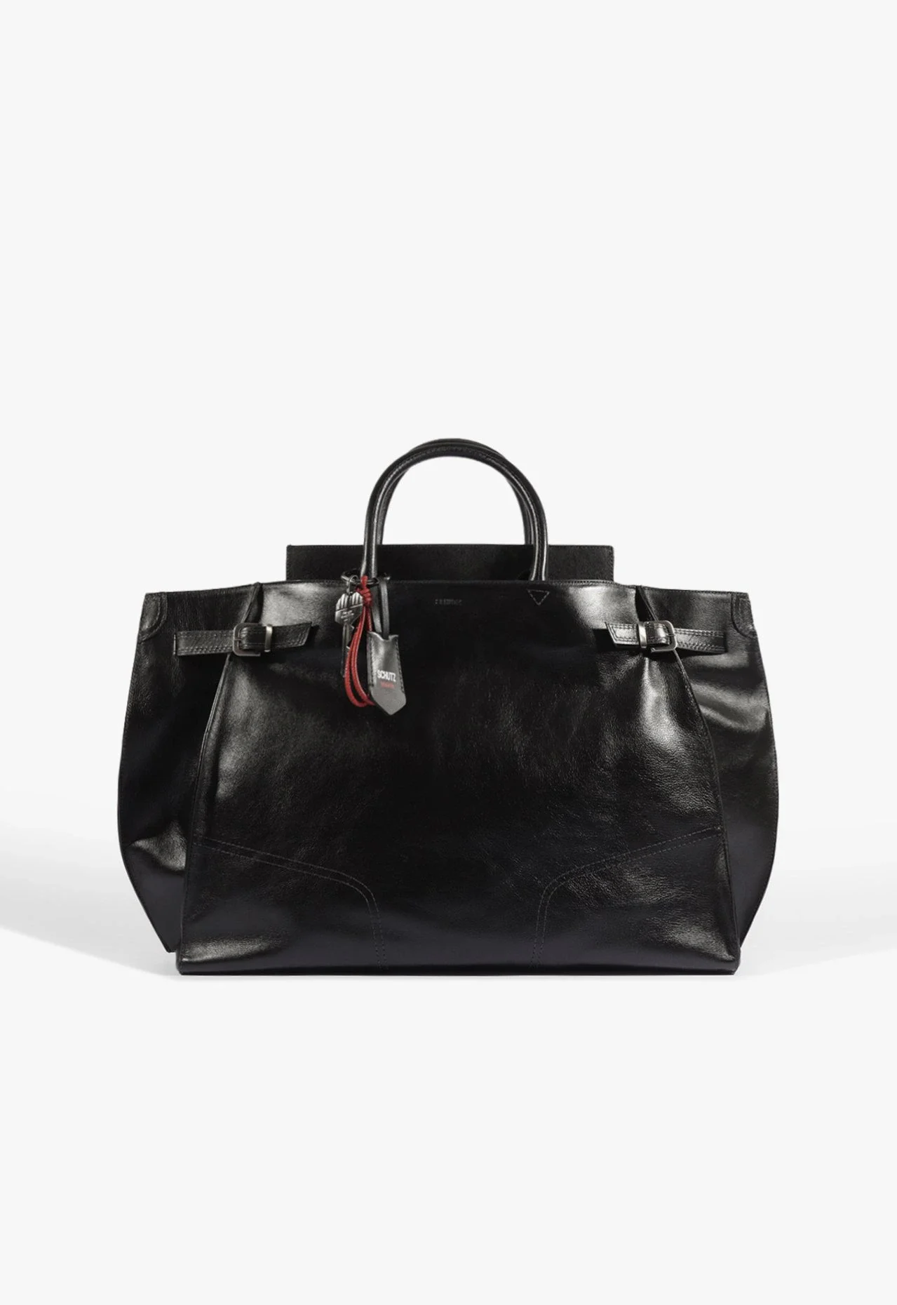 Bolsa Tote Maxi Heaven Couro Preto