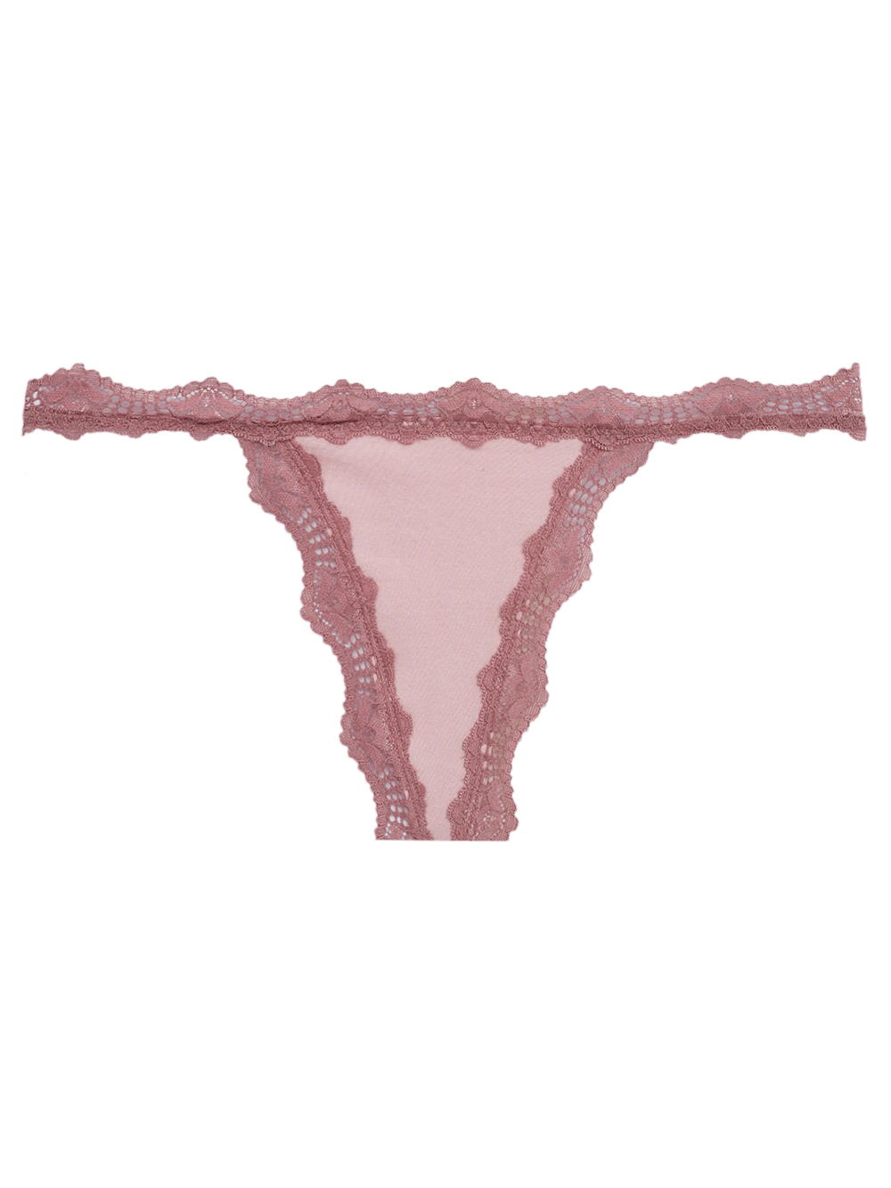 Calcinha Fio String Algodão Pop String Rosa Claro