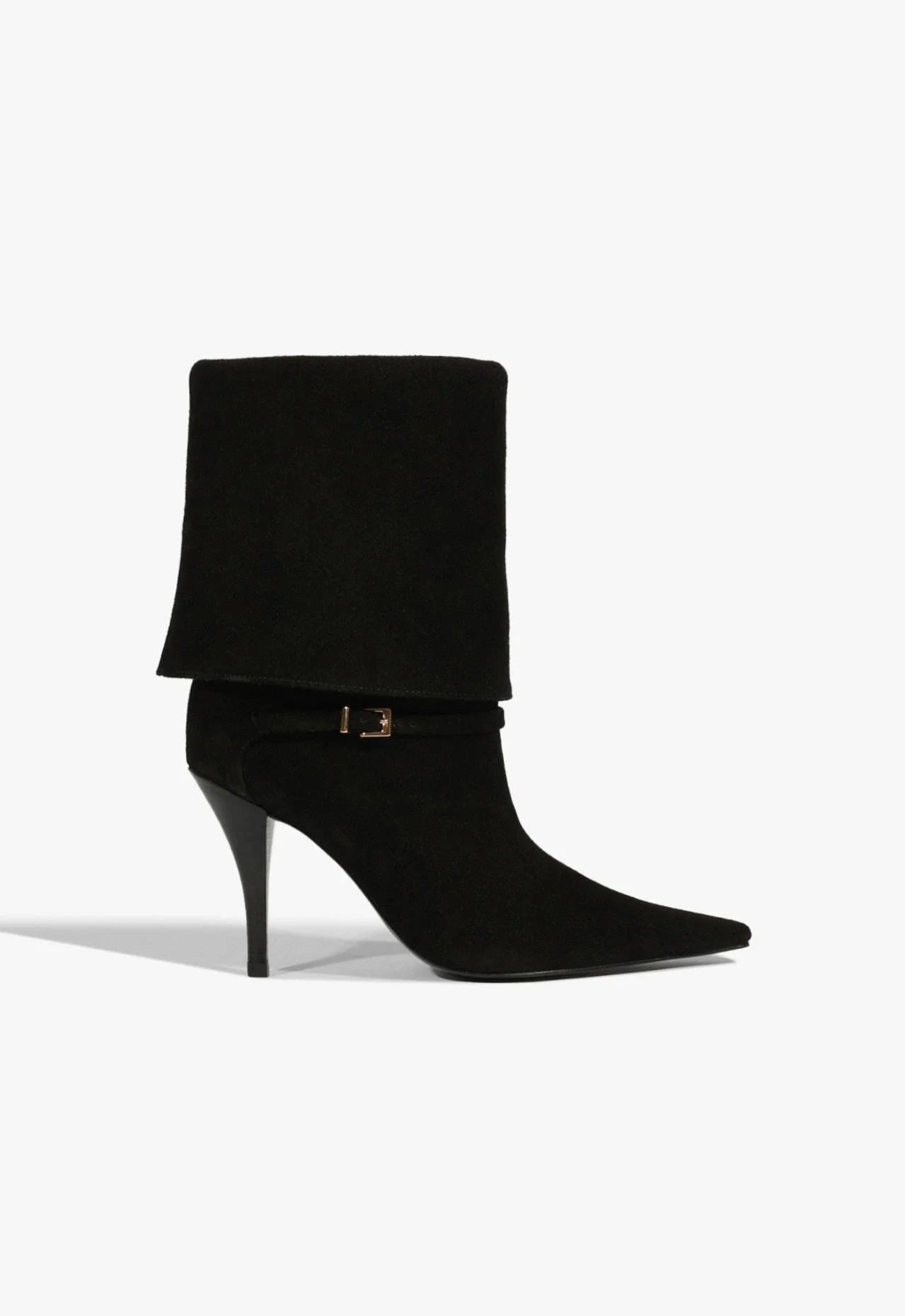 Bota Rudy Buckle Camurça Preta