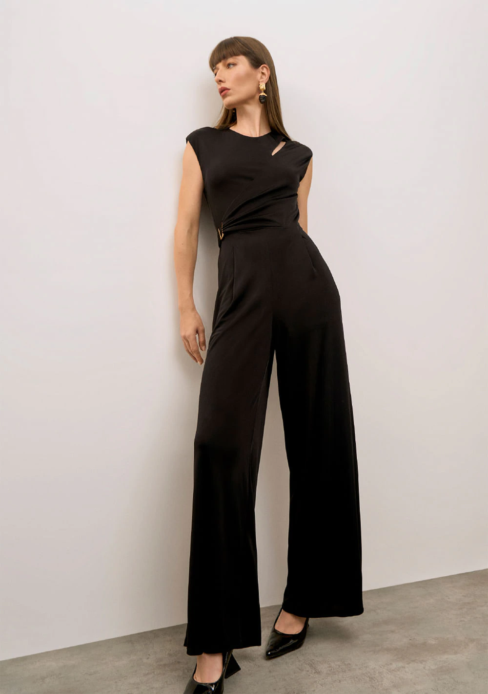 Calça Iódice Reta Alta Preto