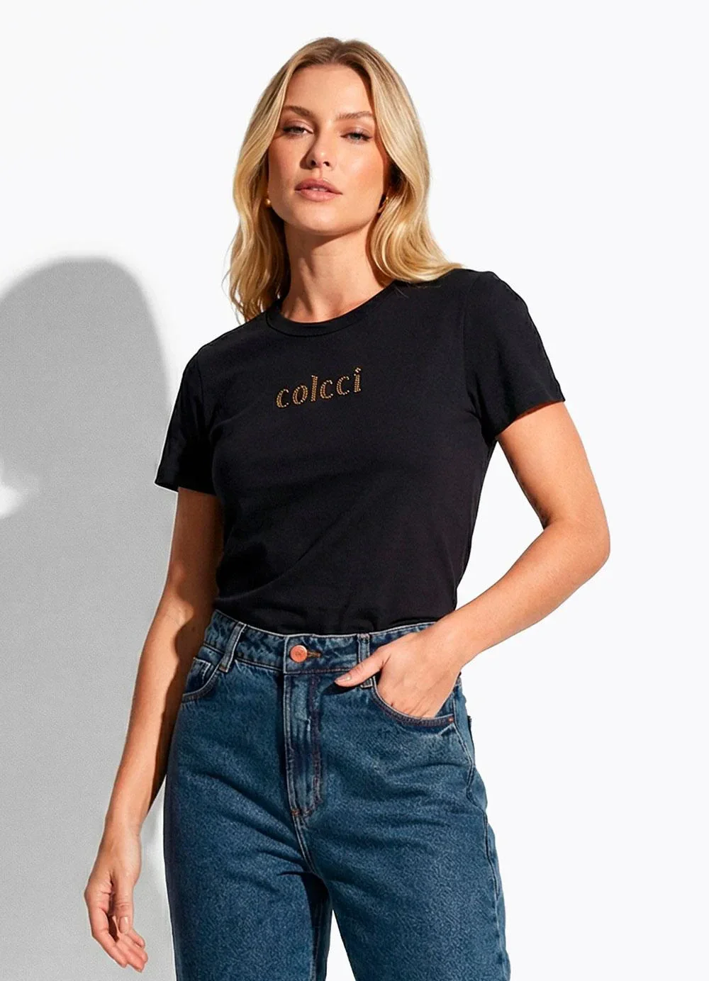 Colcci - Camiseta Preto