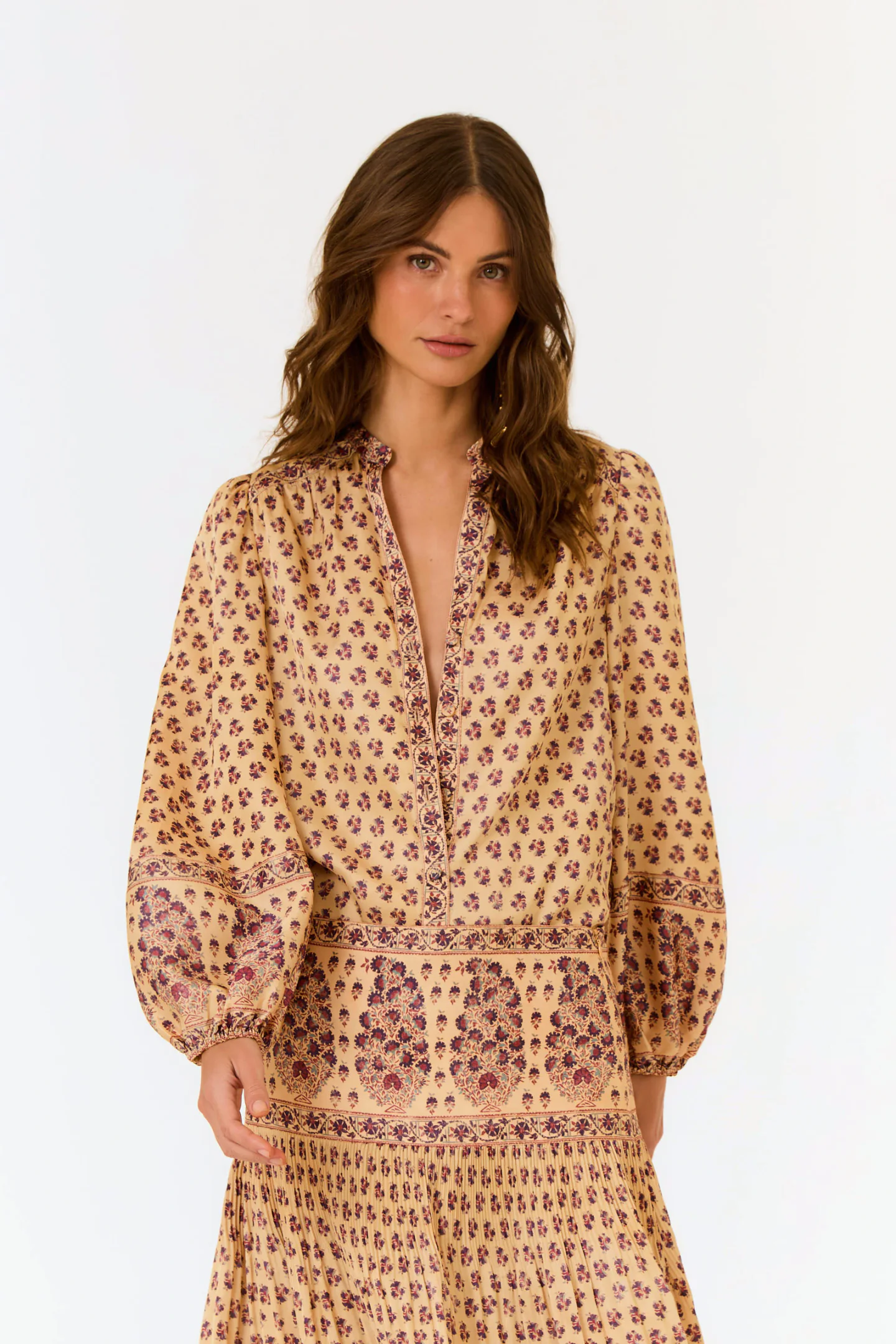 Camisa Estampa Papiro