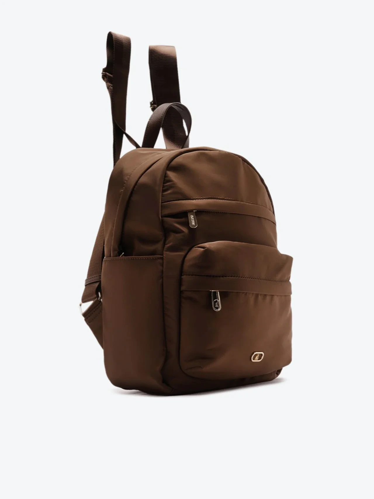 Mochila Grande Bolso Frontal Marrom