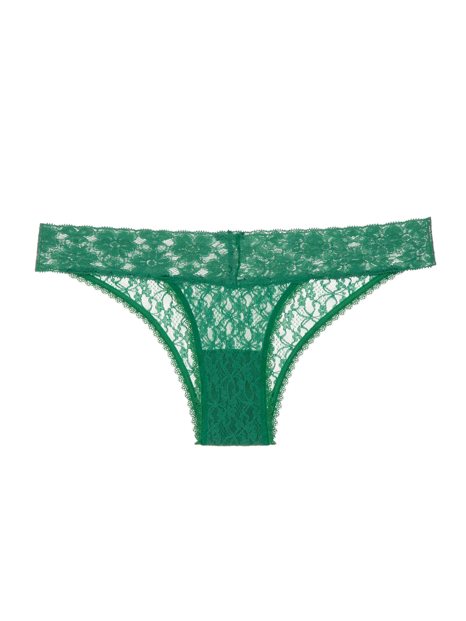 Calcinha Biquíni Renda Sweet Lace Verde Escuro