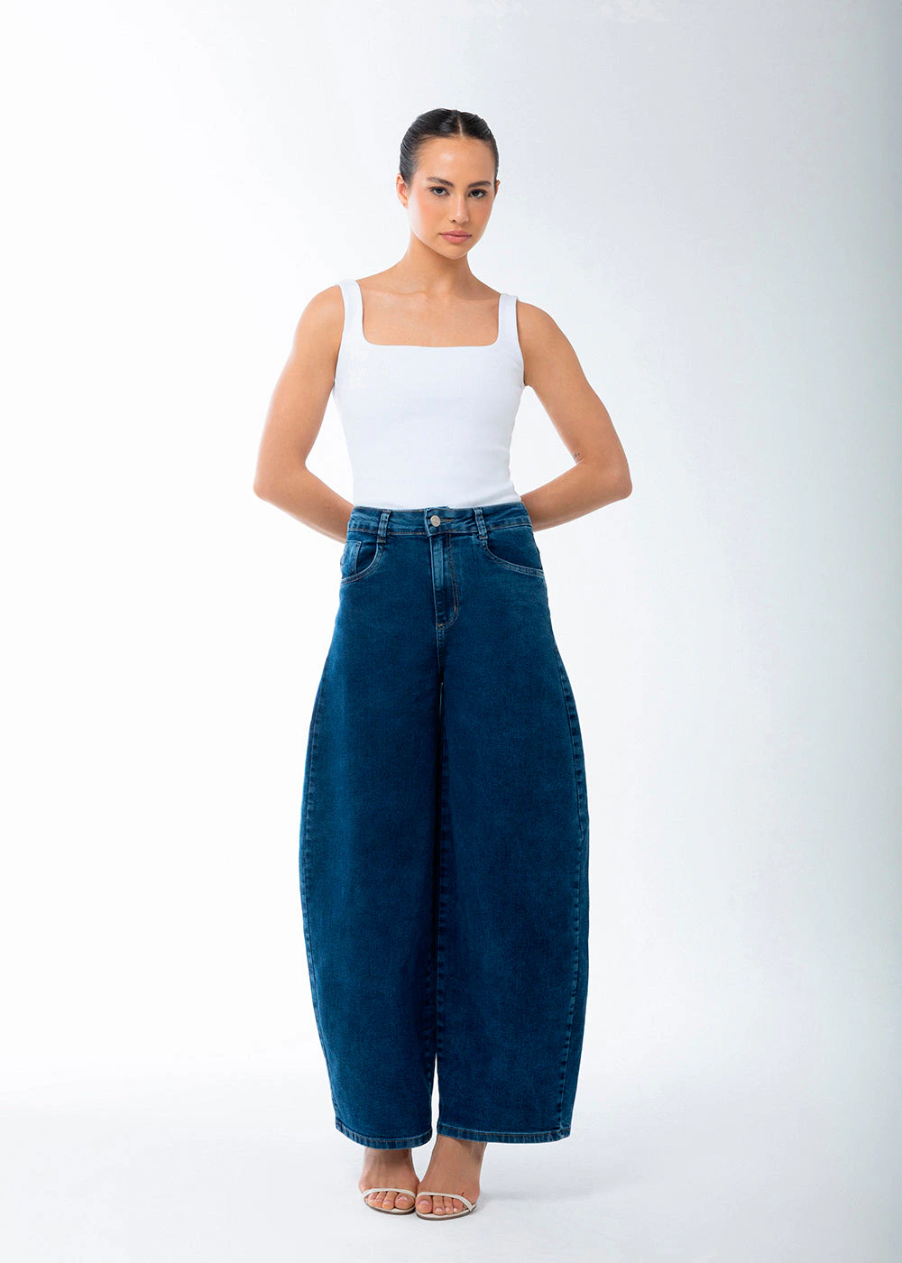 Calça Jeans Sawary Balloon - 283861 AZUL