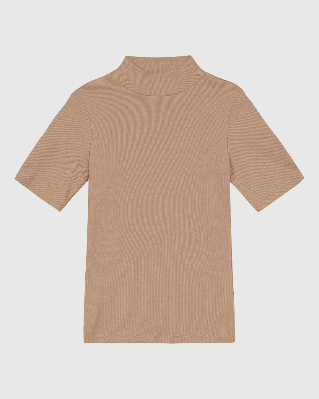 Blusa Básica Feminina Gola Dupla Em Ribana - ENFIM