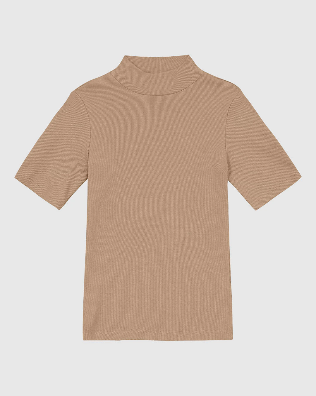 Blusa Básica Feminina Gola Dupla Em Ribana - ENFIM