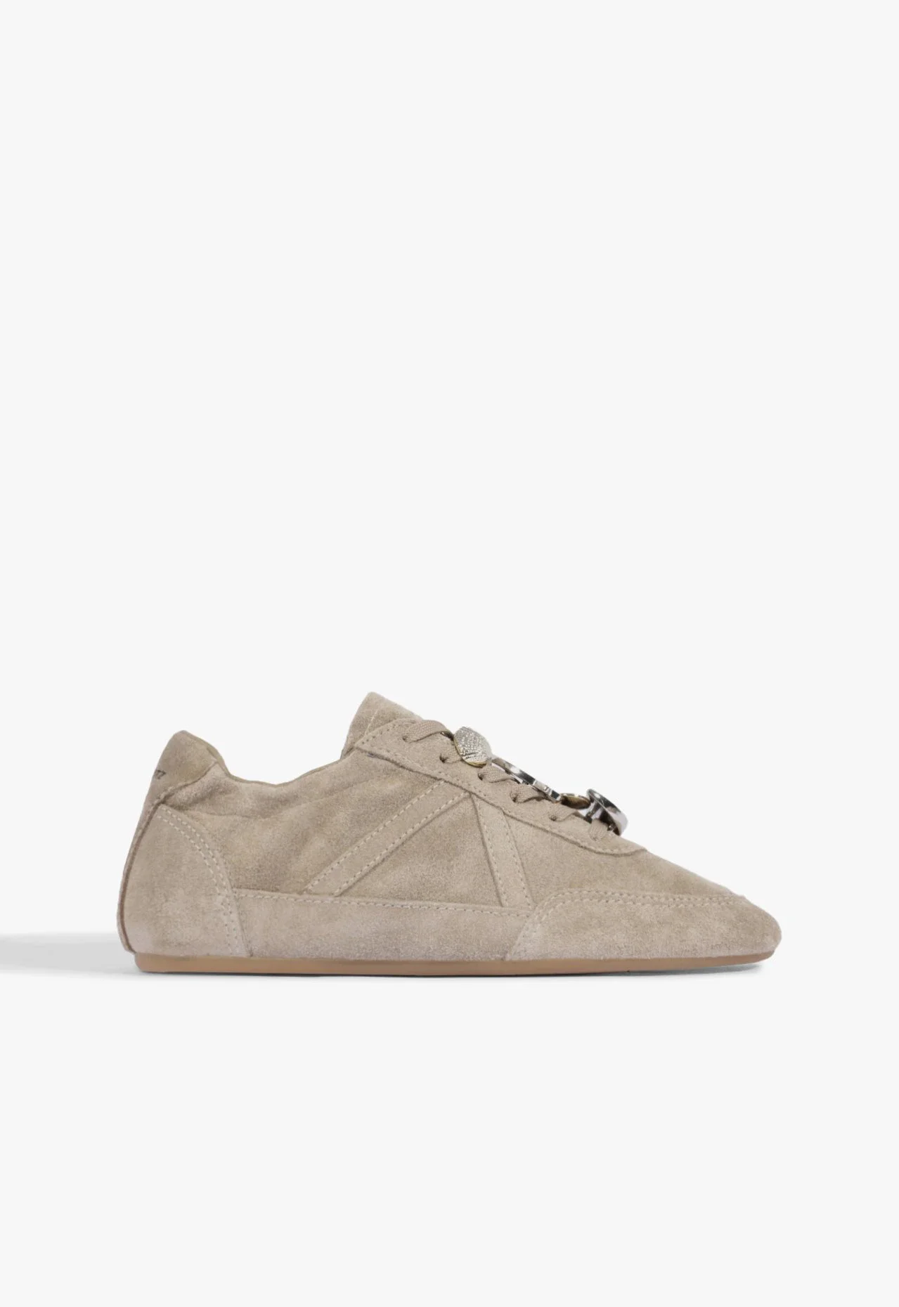 Tênis Sneaker Eight Camurça Bege