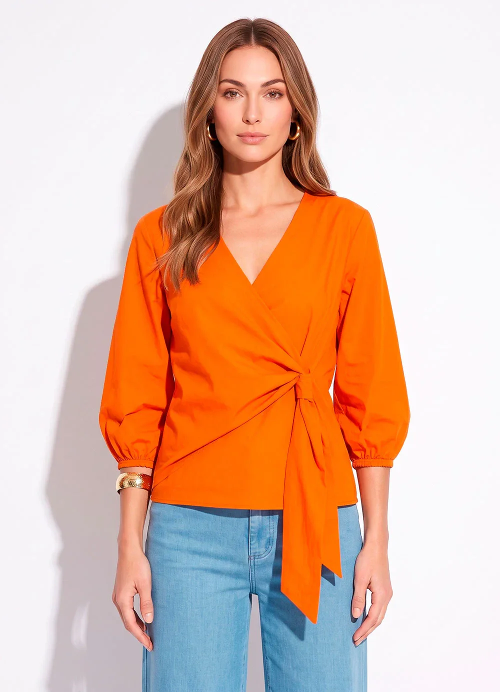 Colcci - Blusa Laranja