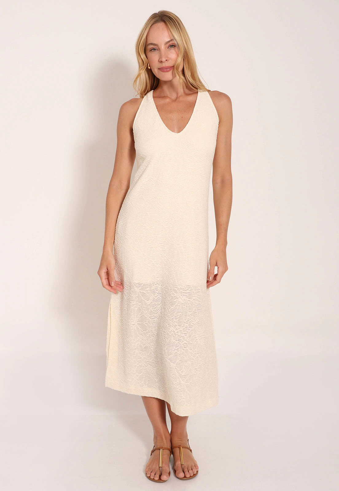 Vestido Tricot Com Detalhes Nas Costas Botanic