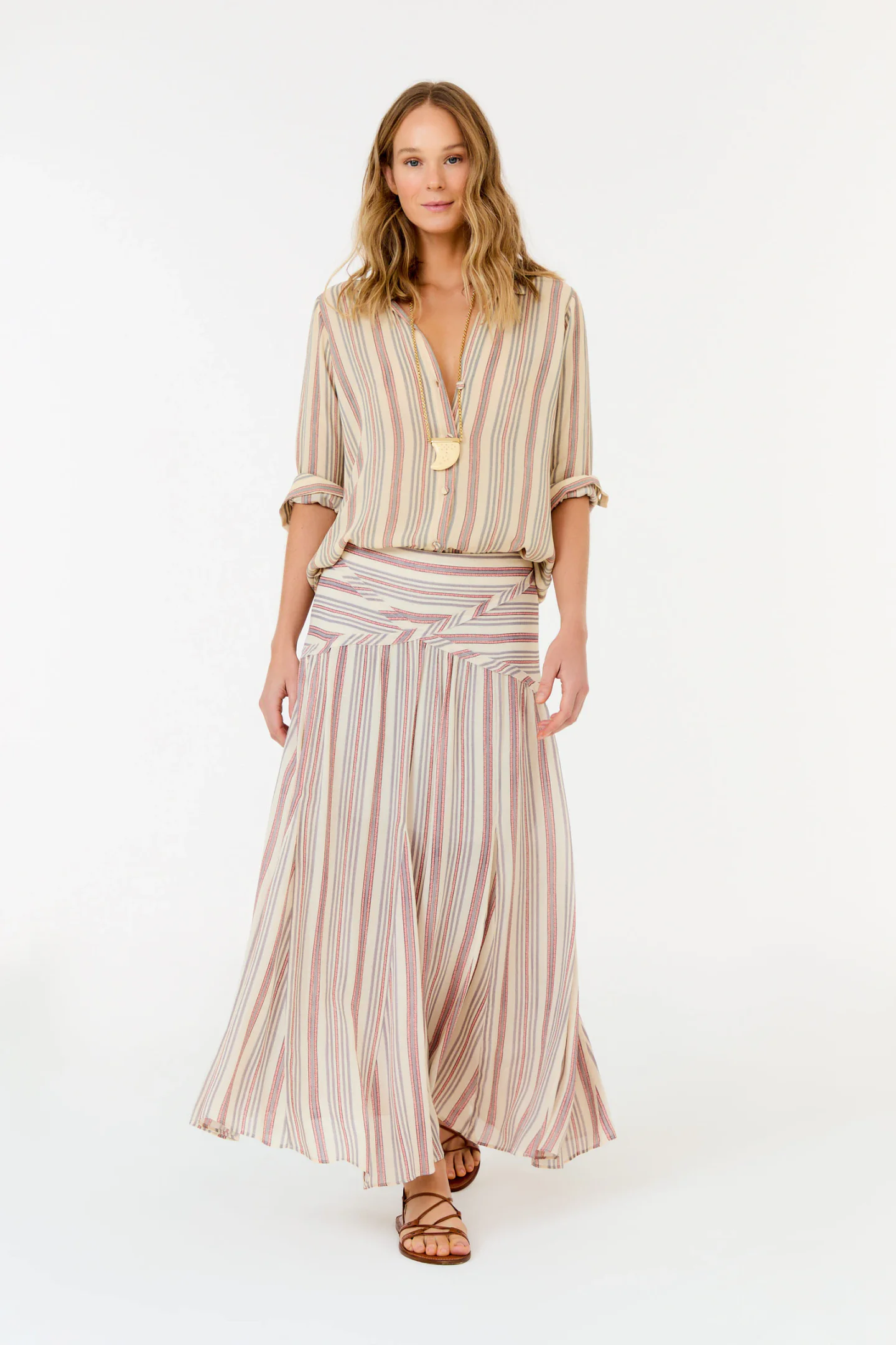 Saia Midi Estampa Jazzy