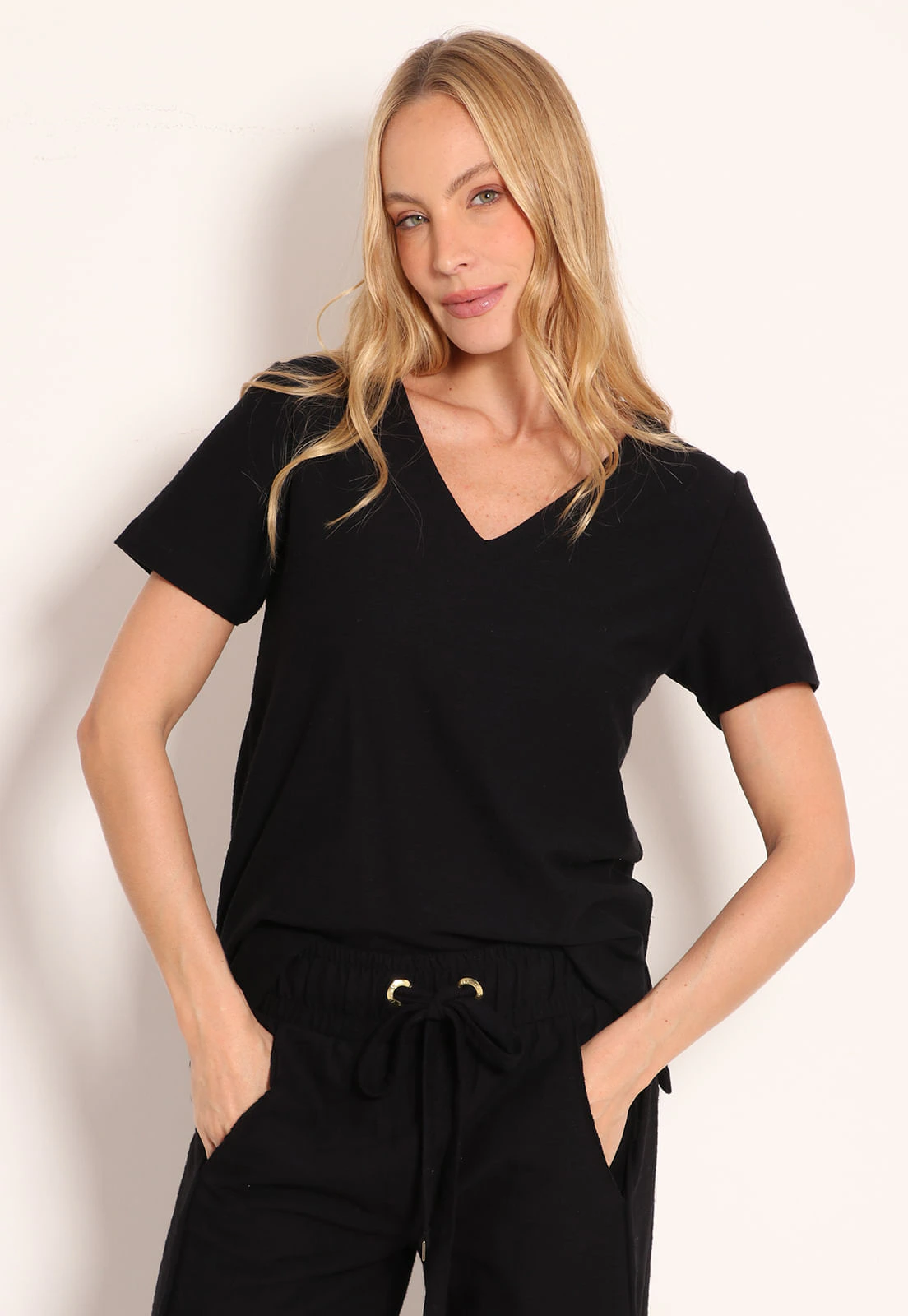 Blusa Moletinho Mullet Com Fendas Laterais