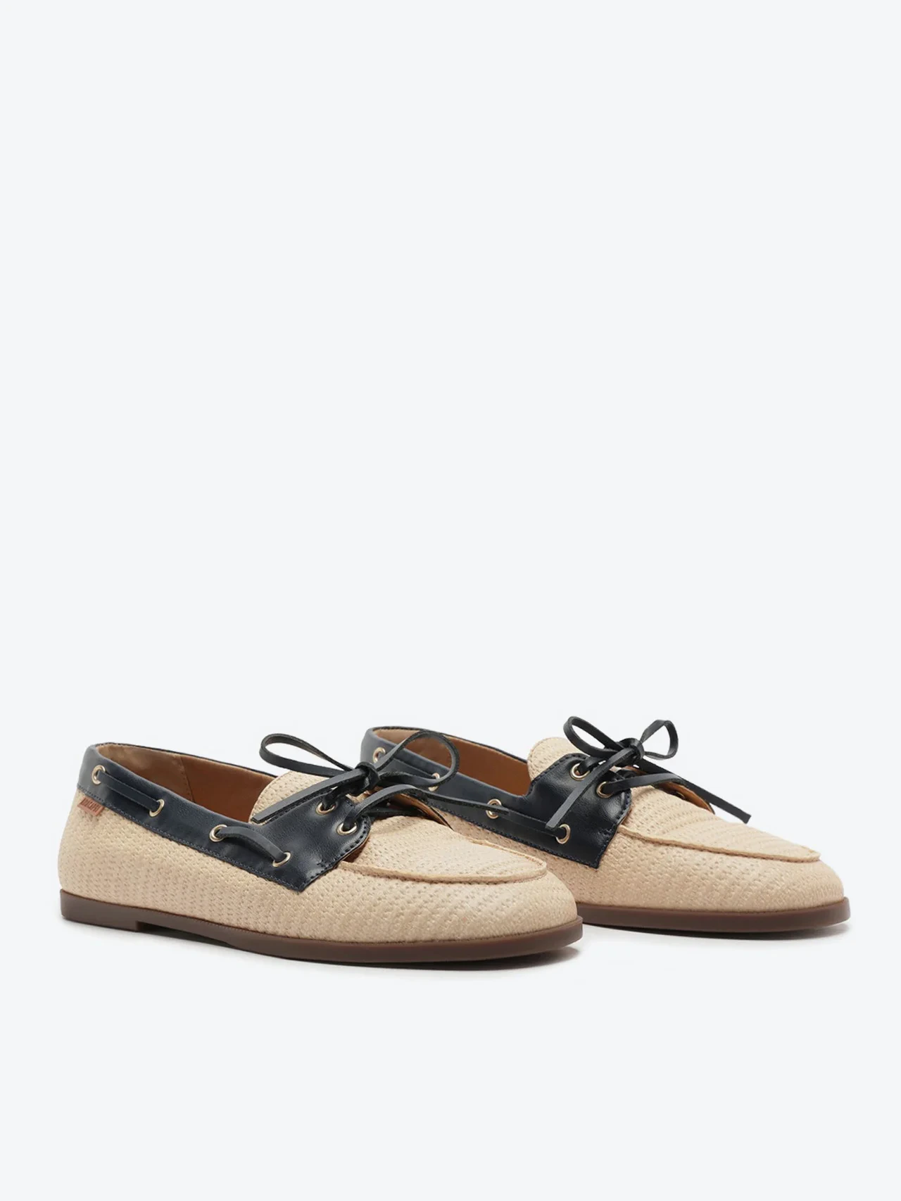 Mocassim Laço Boho Bege