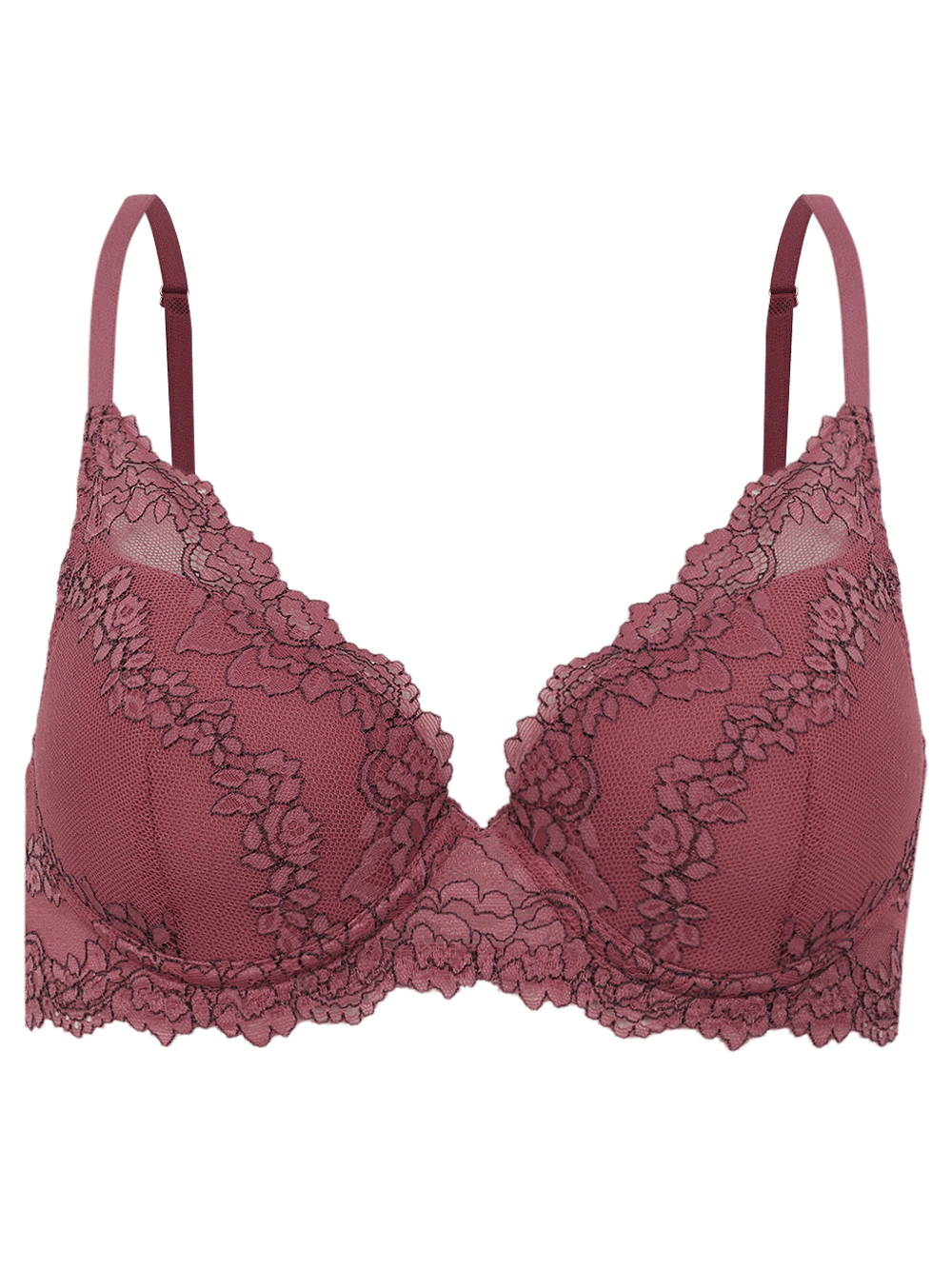 Sutiã Demi Bojo Renda Signature Première Rosa Make