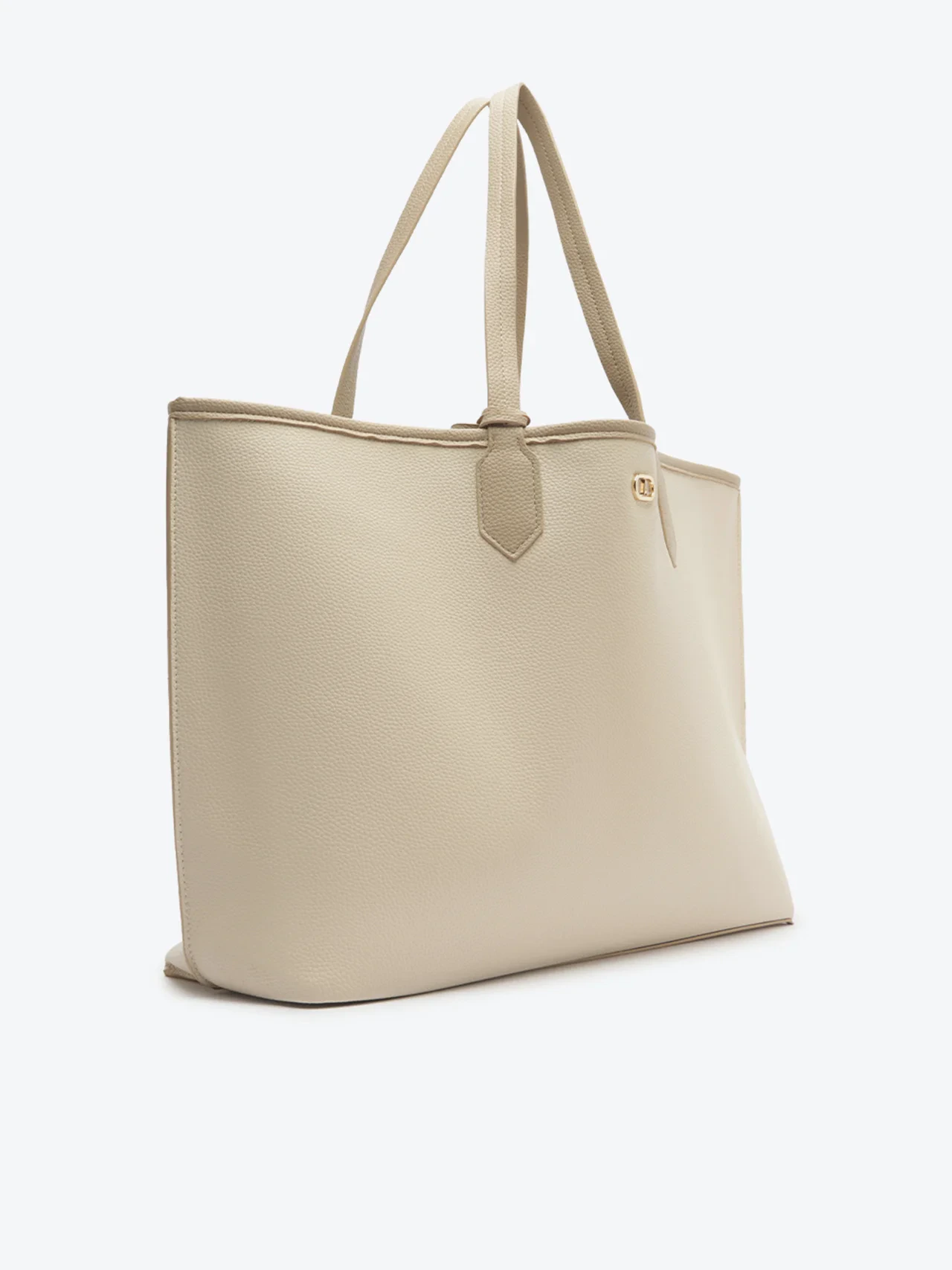 Bolsa Shopping Grande Reversível Branca