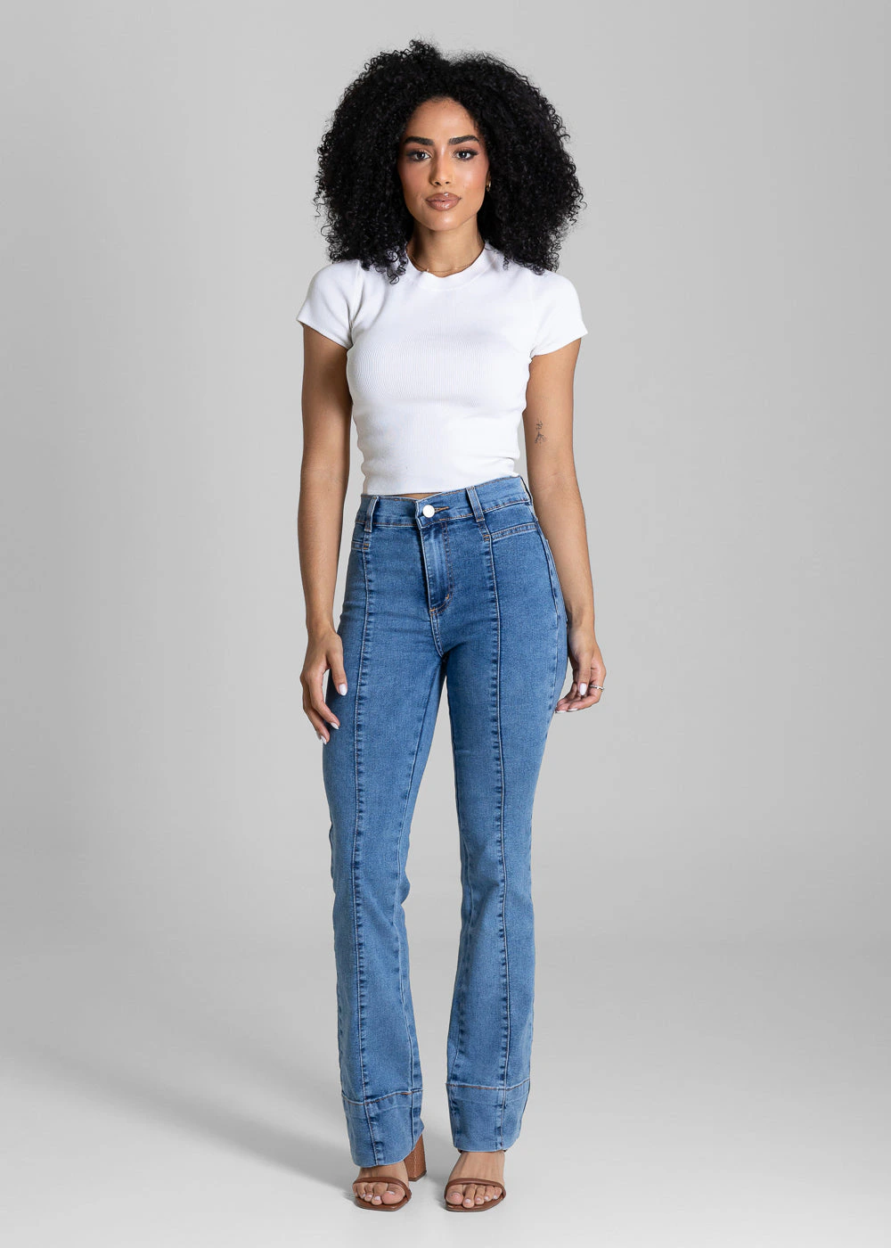 Calça Jeans Sawary Boot Cut - 284131 AZUL