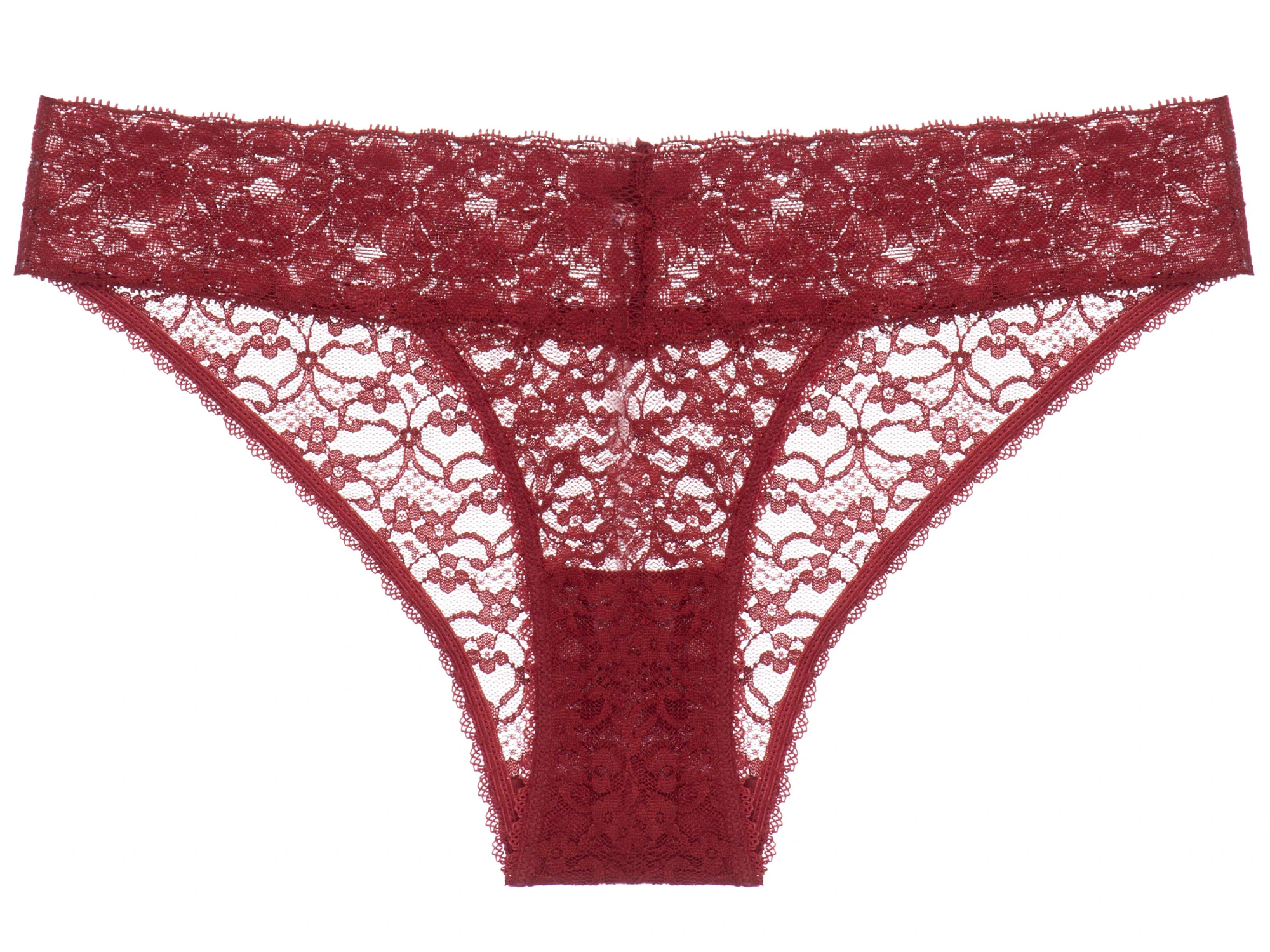 Calcinha Biquíni Renda Sweet Lace Vinho