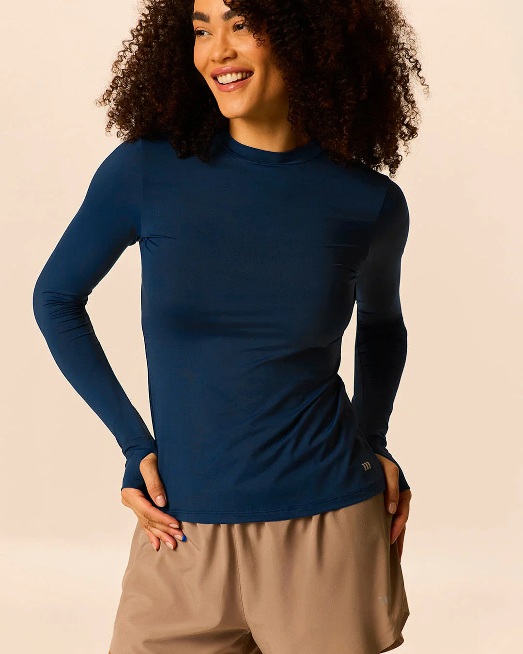 Blusa Esportiva Feminina Manga Com Abertura Para Dedo E Proteção UV50+ Malwee Active