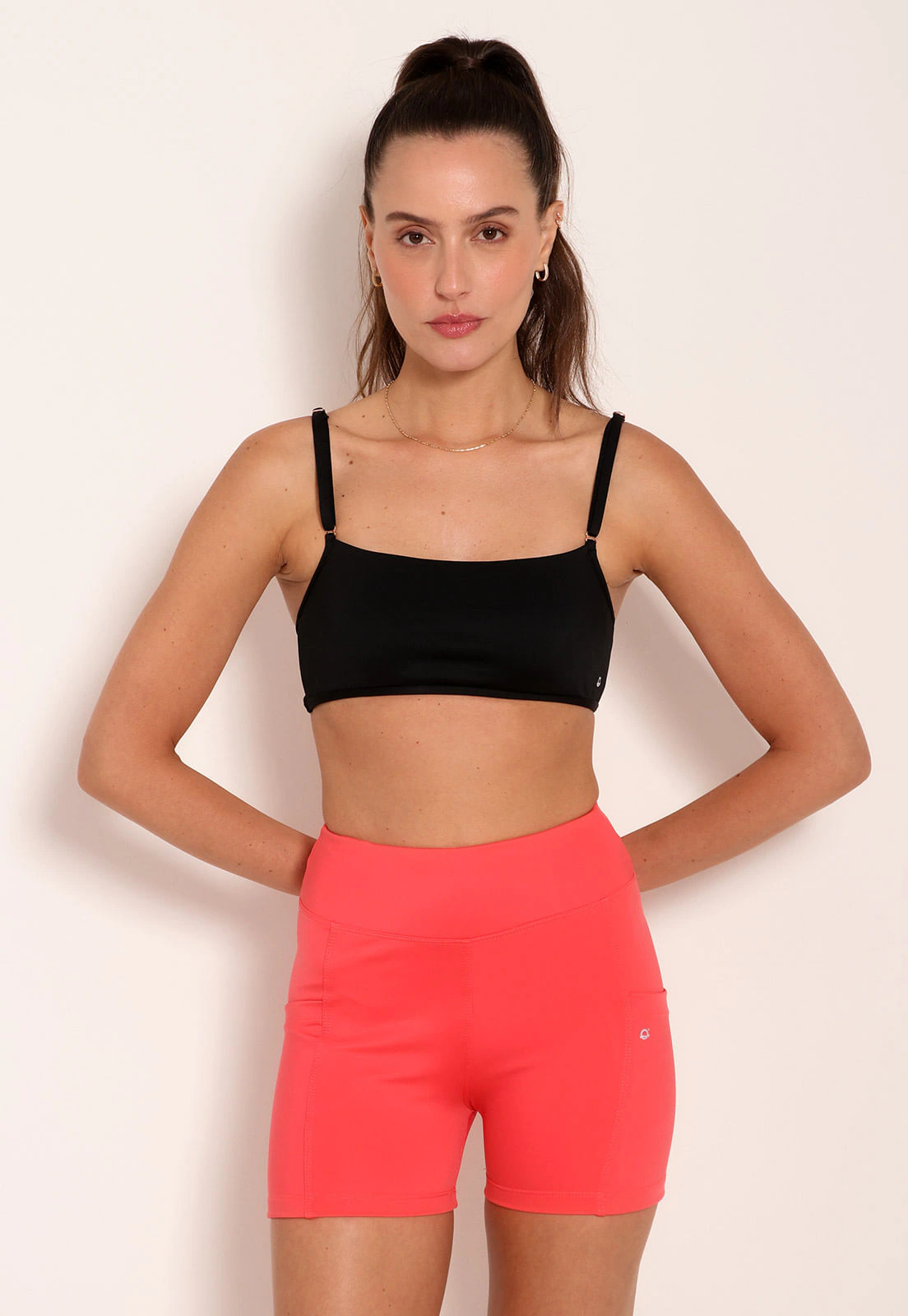 Shorts Fitness Tech High Perfor Cós Alto