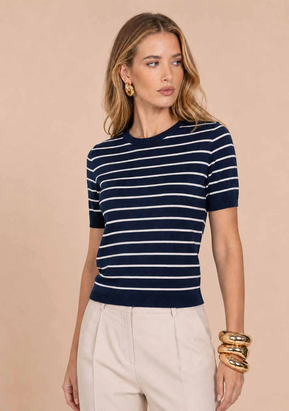 Blusa Ajustada Ipê Azul Escuro