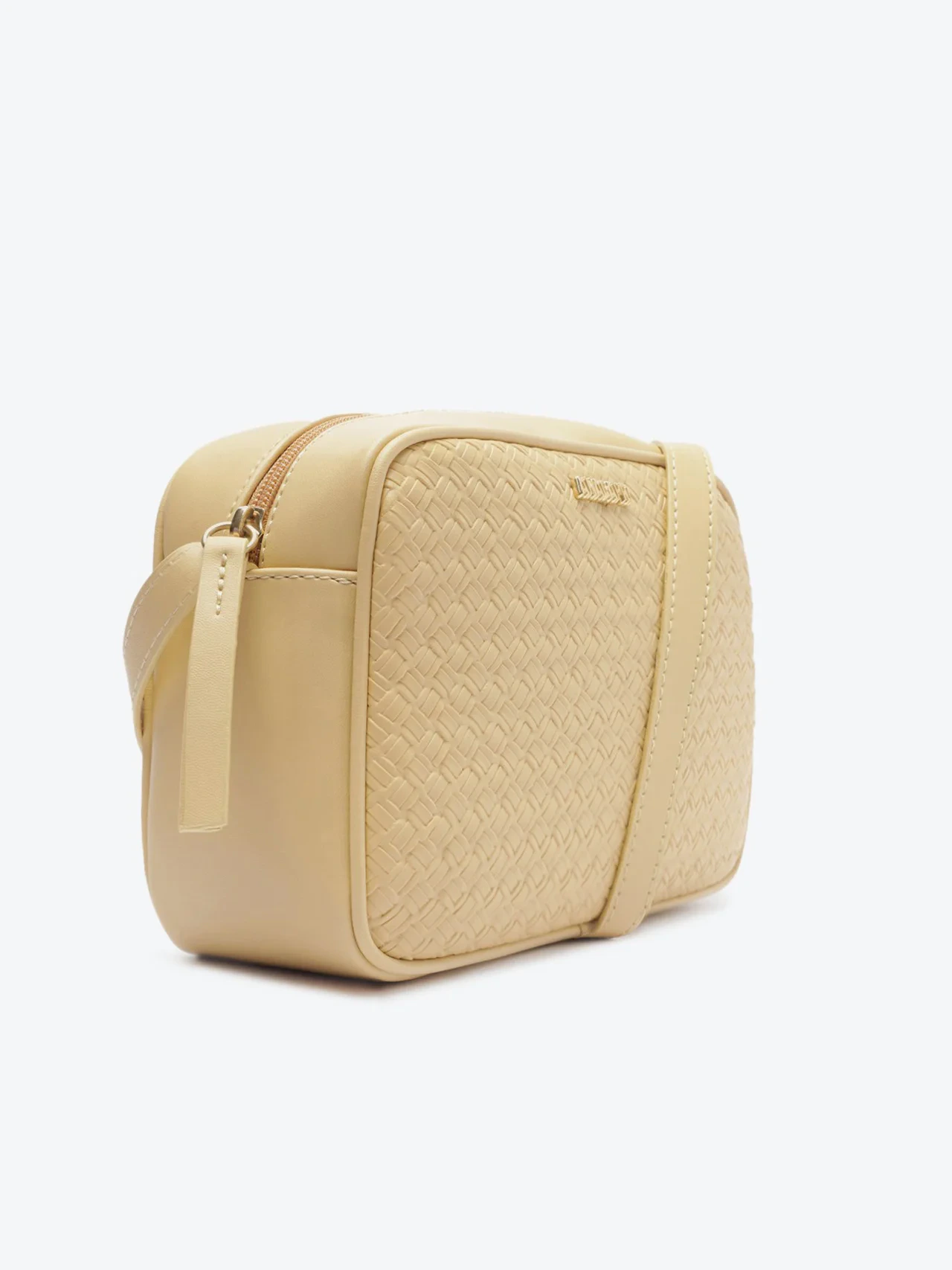 Bolsa Tiracolo Média Matelassê Bege