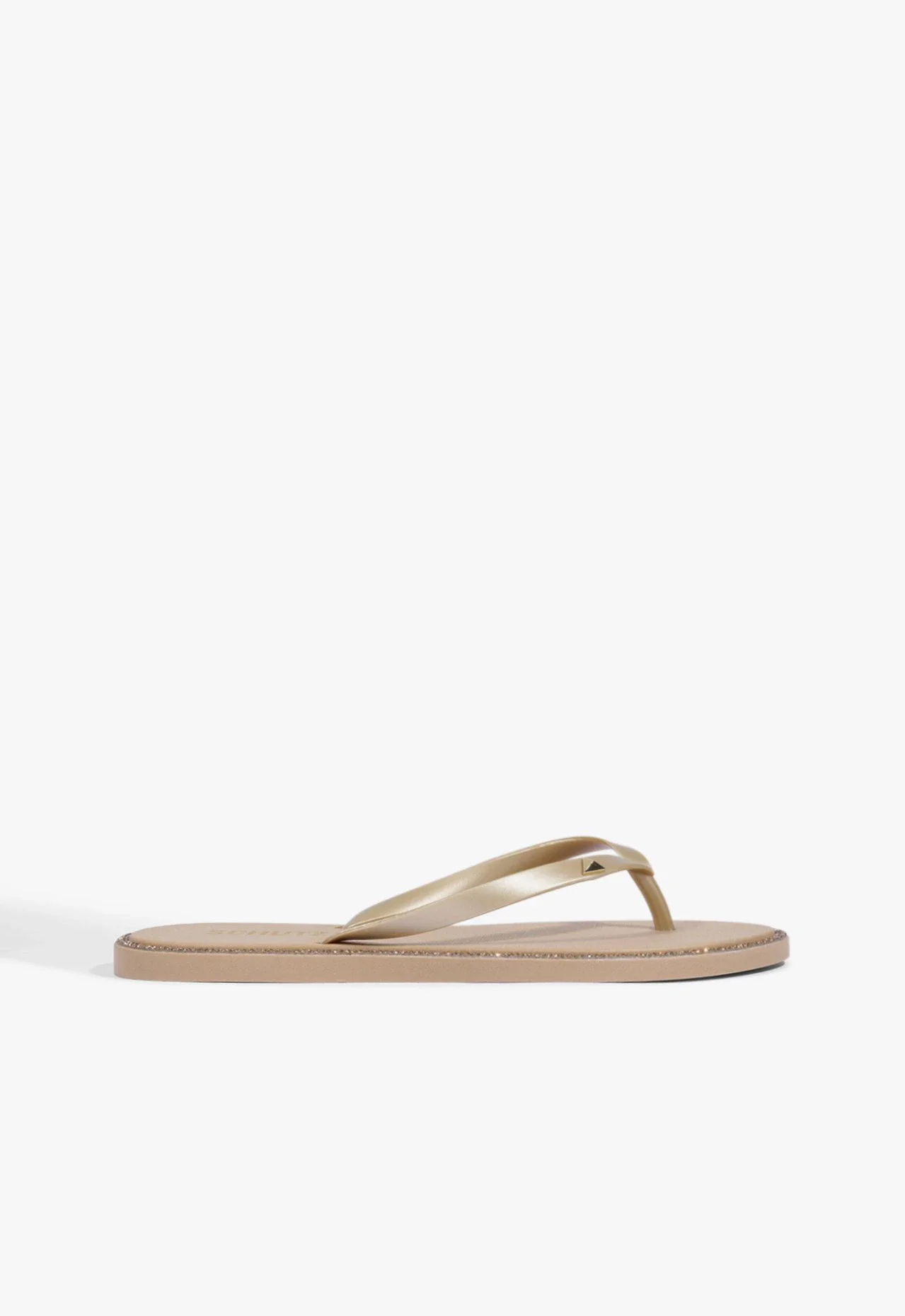 Chinelo Jelly Dourado