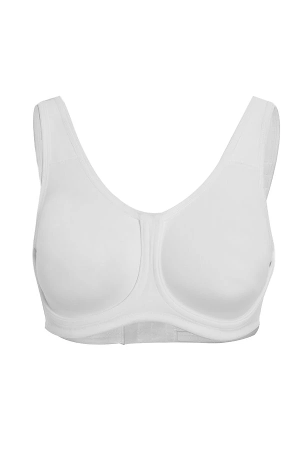 Sutiã Cobertura Total Microfibra Sport Branco