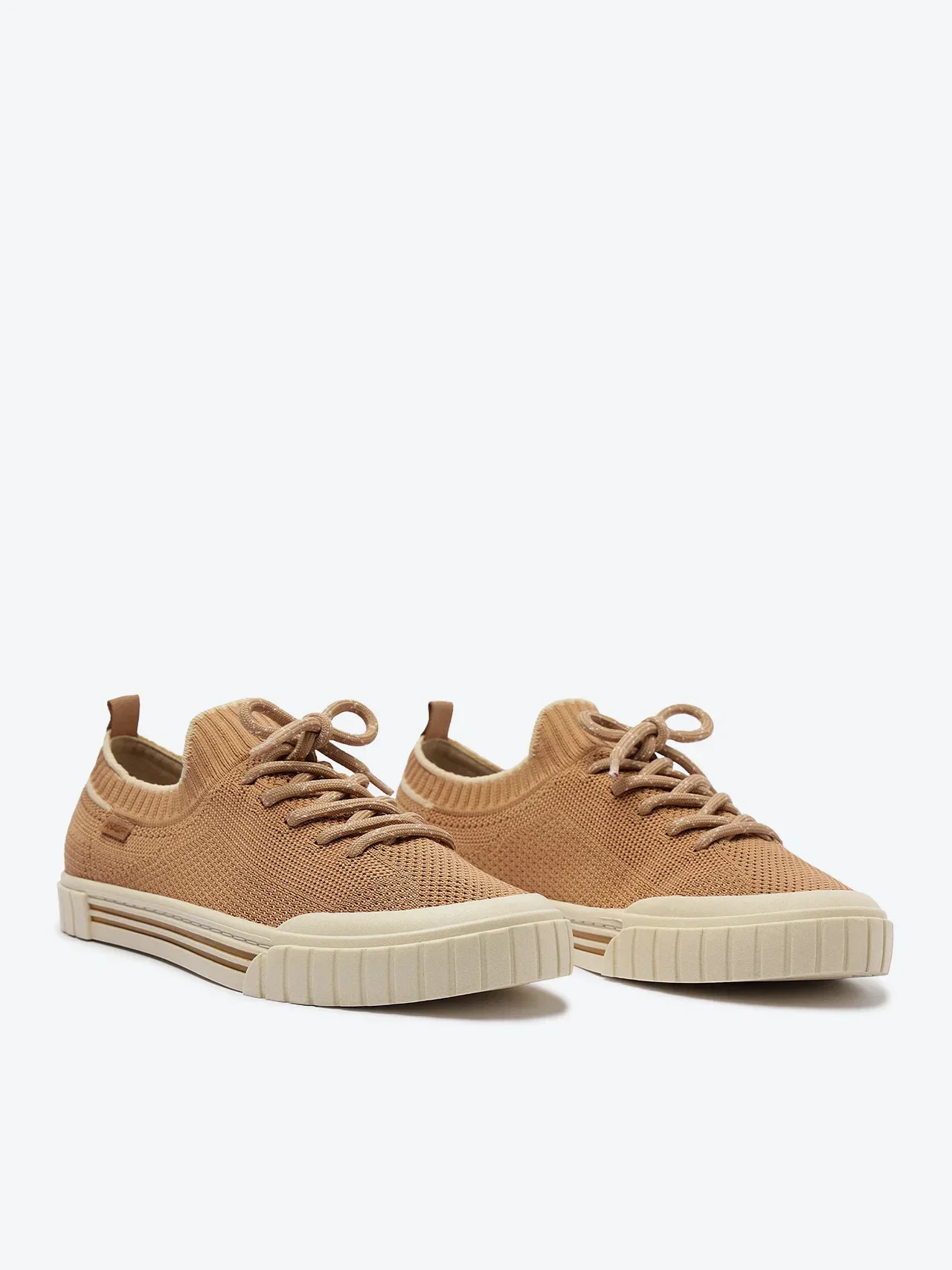 Tênis Knit Alê Bege Ocre