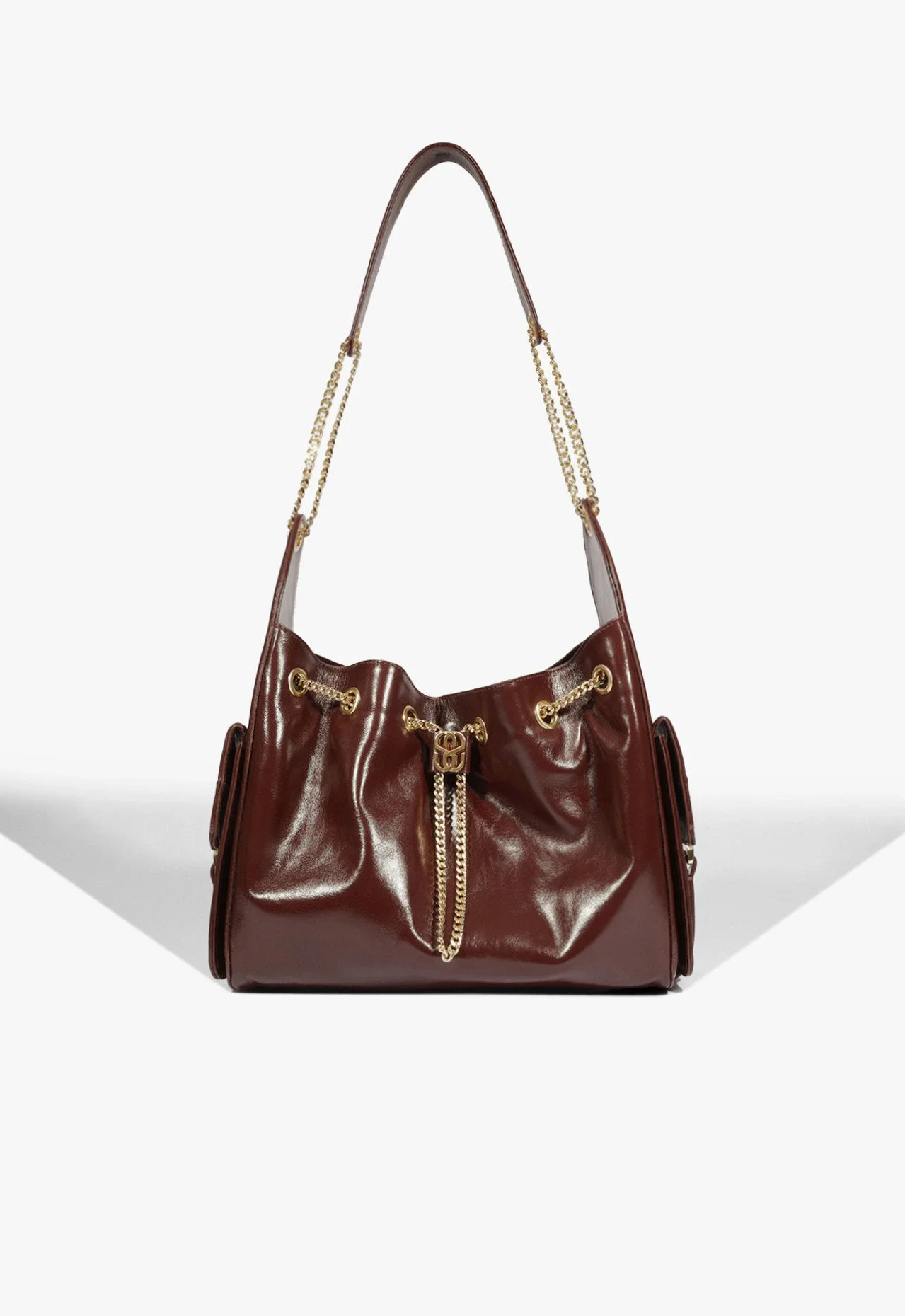 Bolsa Shoulder Lilibet Média Couro Vinho