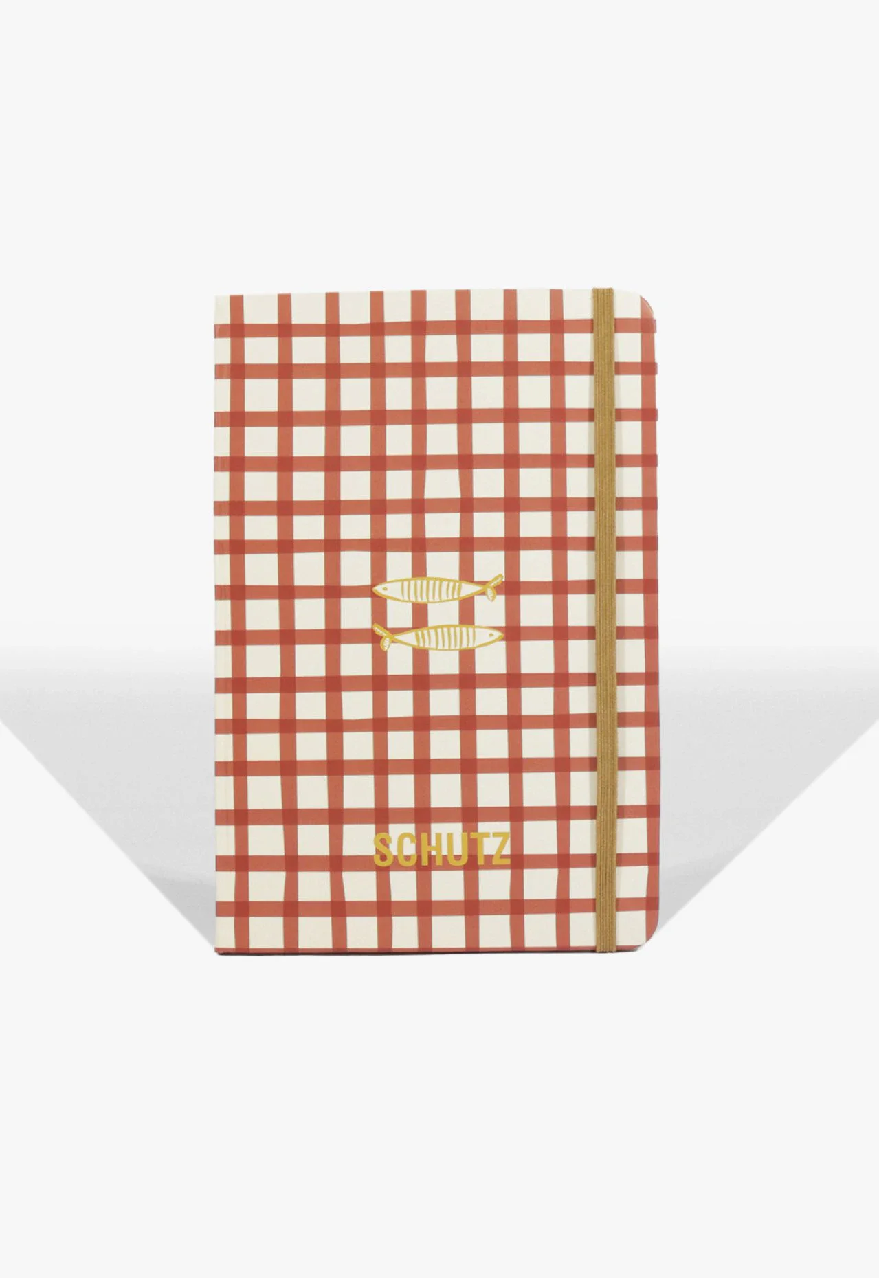 Caderno Listrado Schutz Vermelho