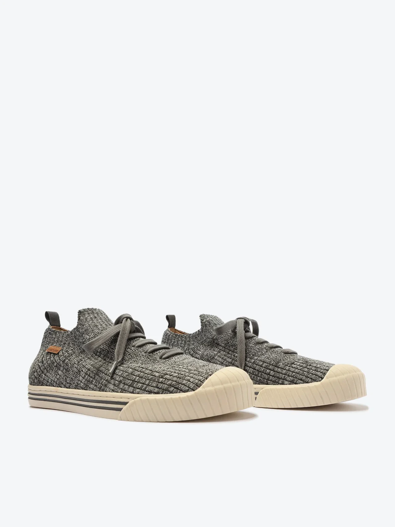 Tênis Knit Alê Amarração Cinza