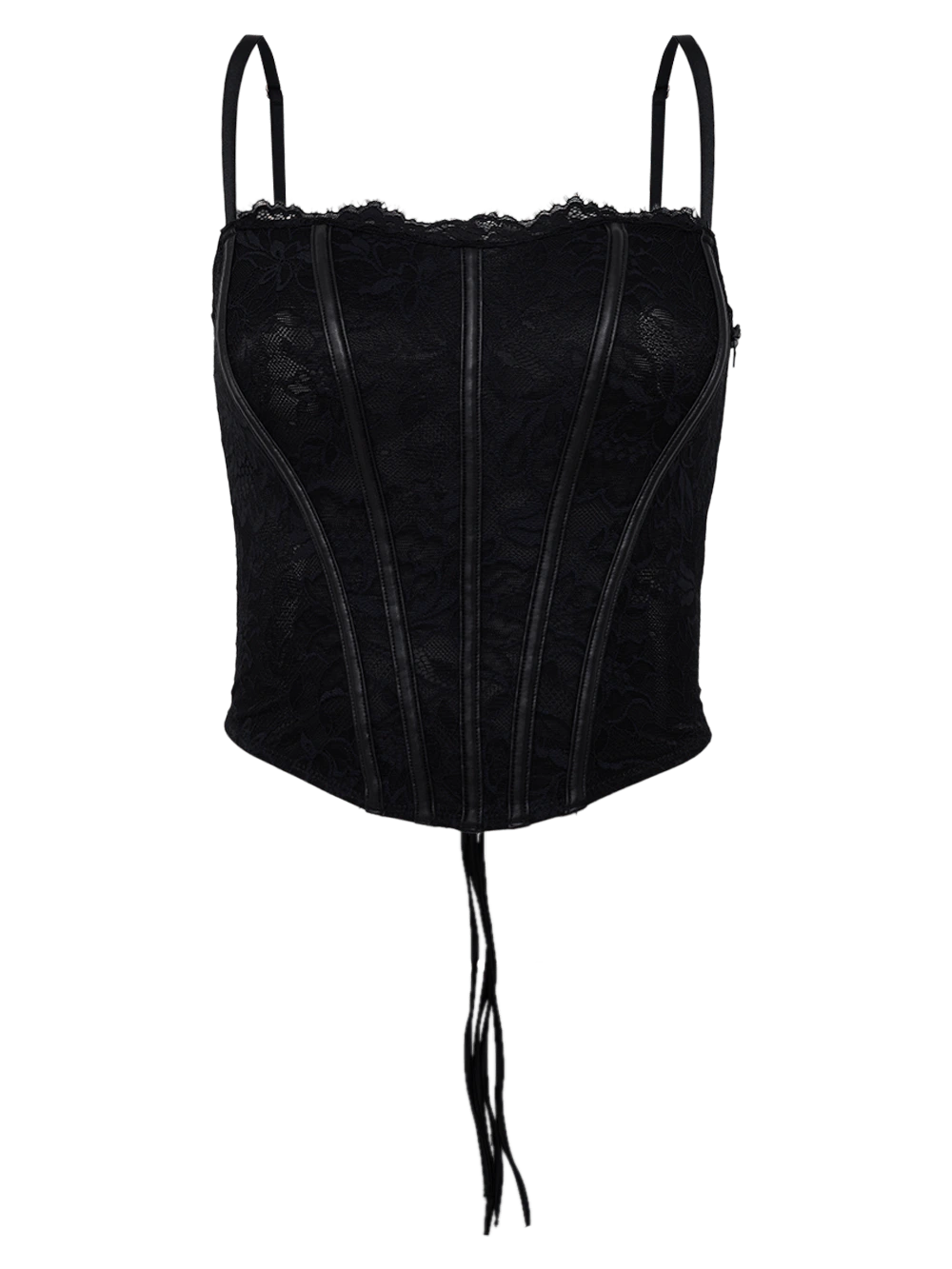 Corset Renda Burn Preto