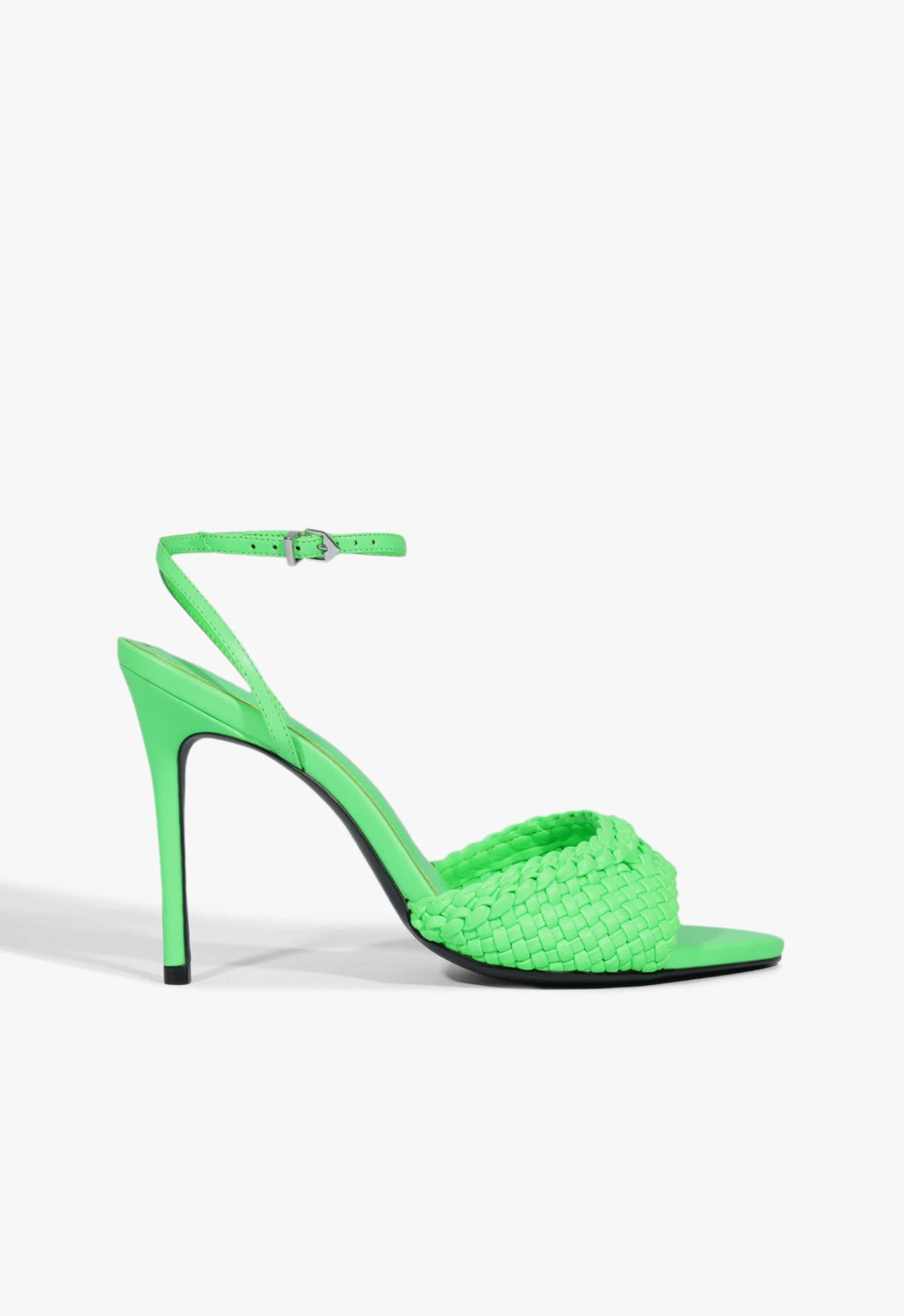 Sandália Salto Alto Fino Verde