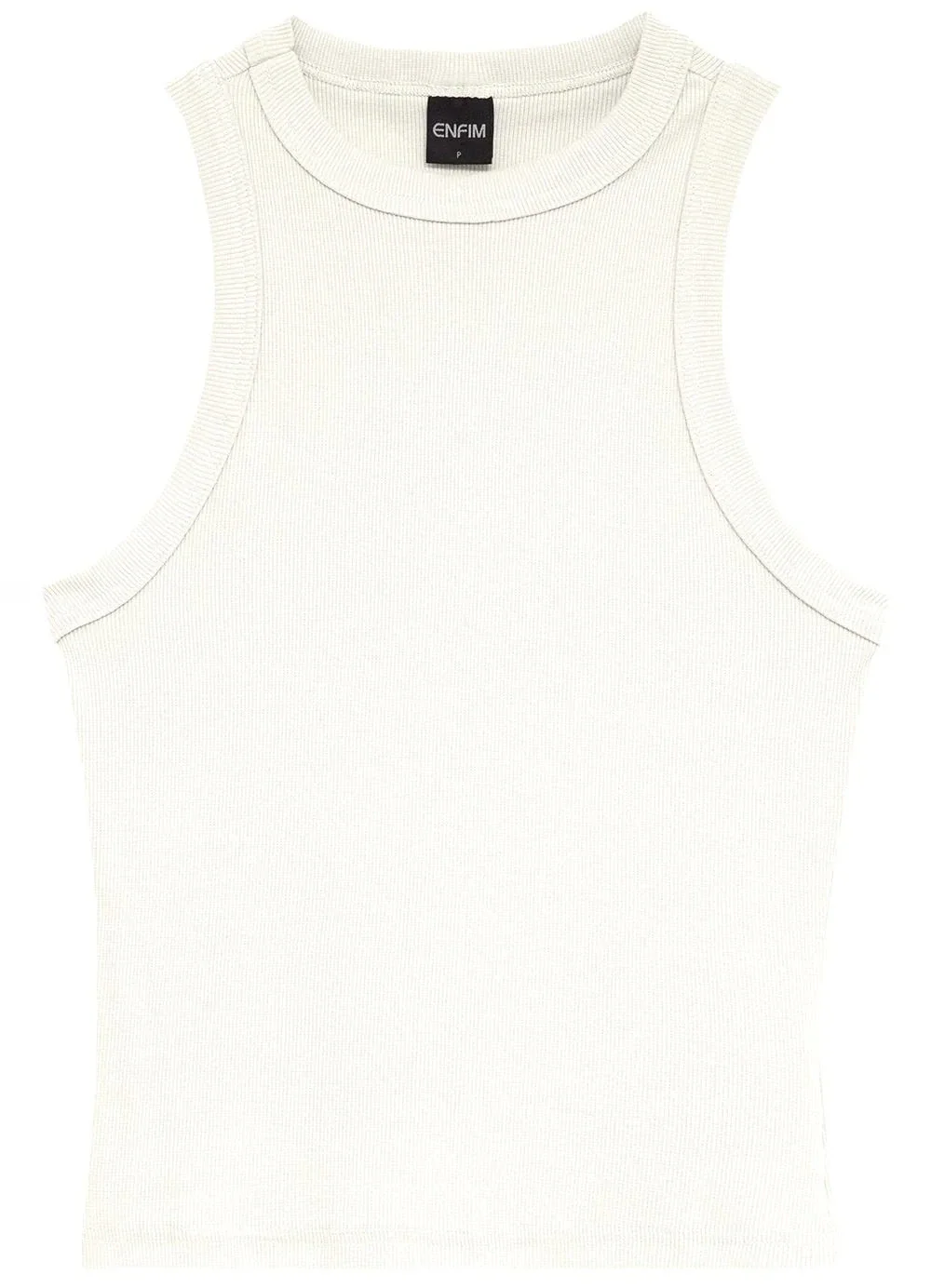 Enfim - Regata Básica em Ribana Off White
