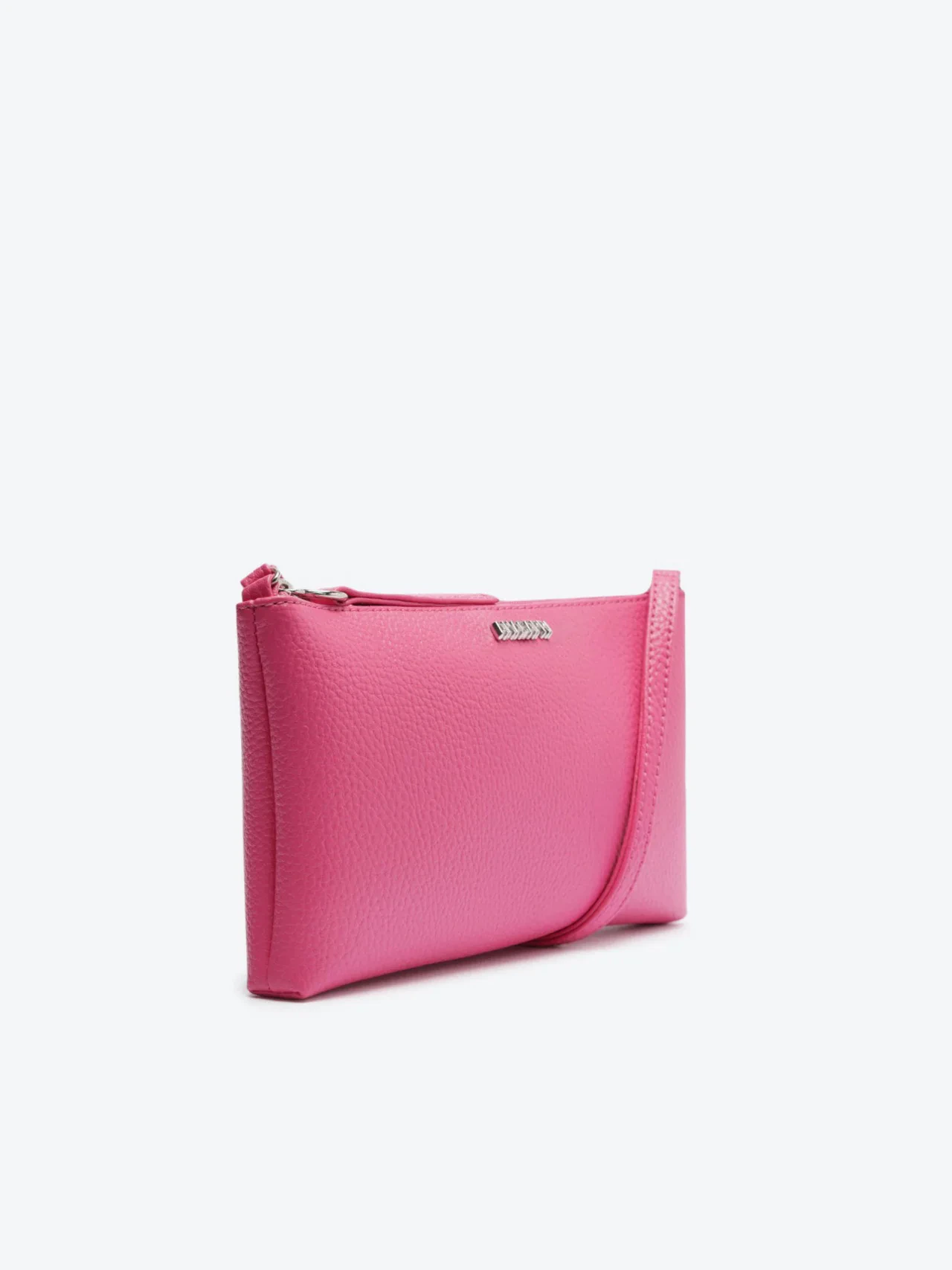 Bolsa Tiracolo Pequena Lisa Rosa