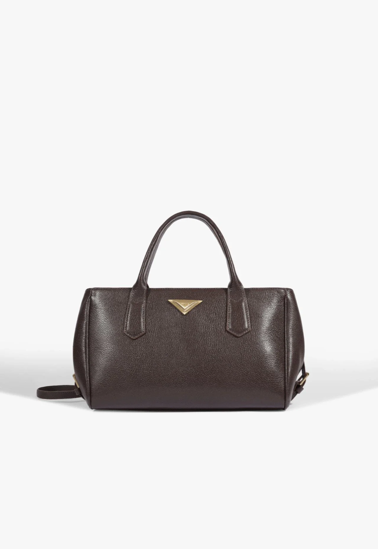Bolsa Tote Celline Média Couro Marrom